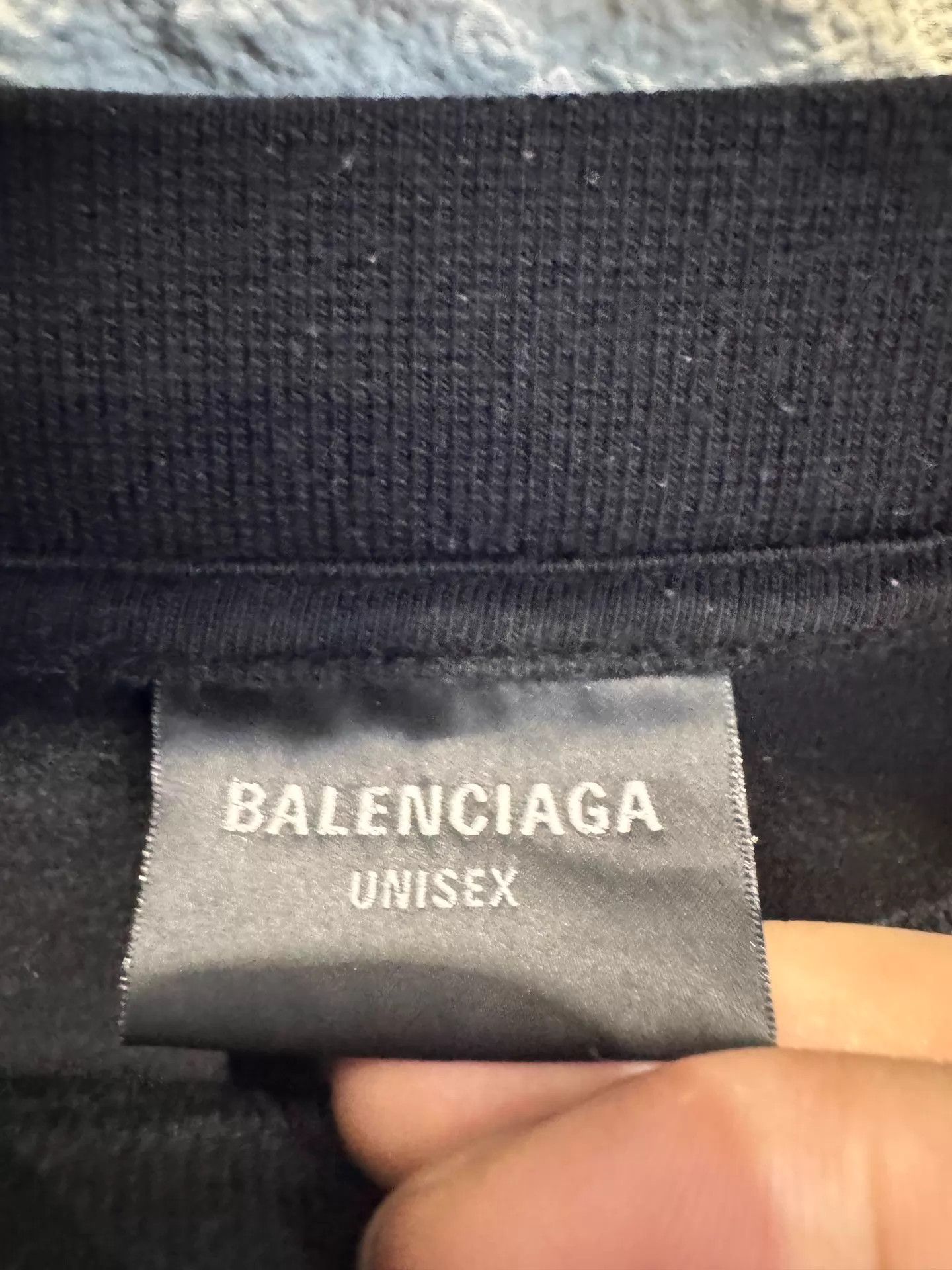 Balenciaga Balenciaga Black Ghost Logo Print SS T-Shirt Unisex Size US S / EU 44-46 / 1 - 2 Thumbnail