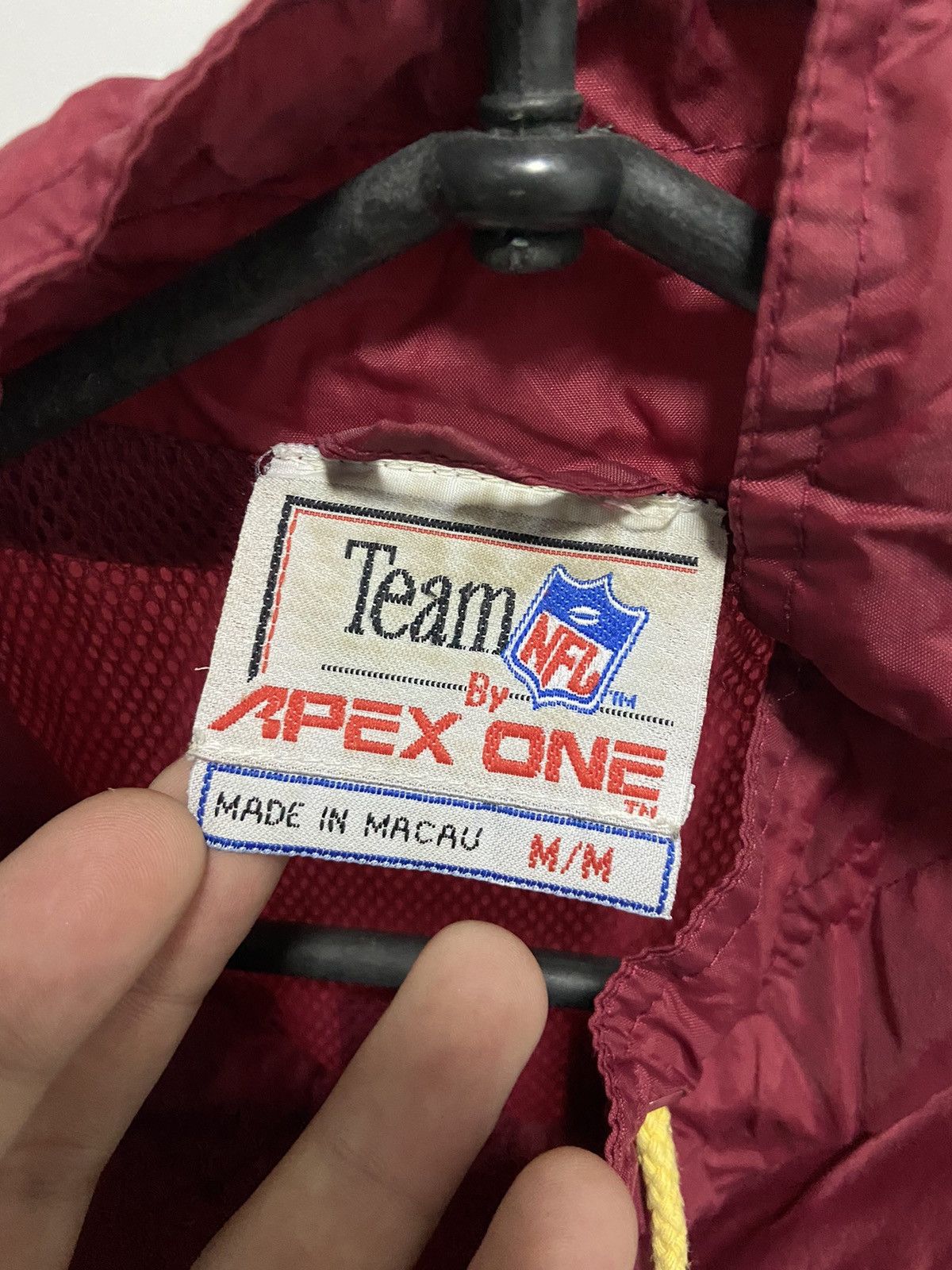 Apex One × NFL × Vintage Washington redskins NFL rugby big logo jacket vintage nylon Size US M / EU 48-50 / 2 - 5 Thumbnail