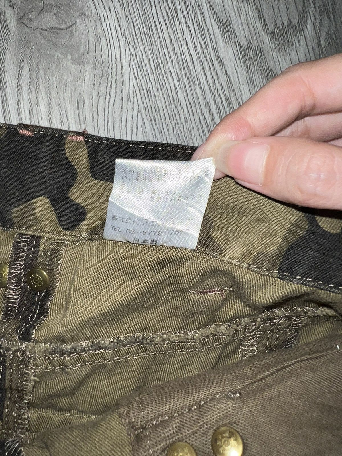 Japanese Brand Camo print flap pocket cargo mini skirt 🔋🖤 Size 25" / US 0 / IT 36 - 9 Thumbnail