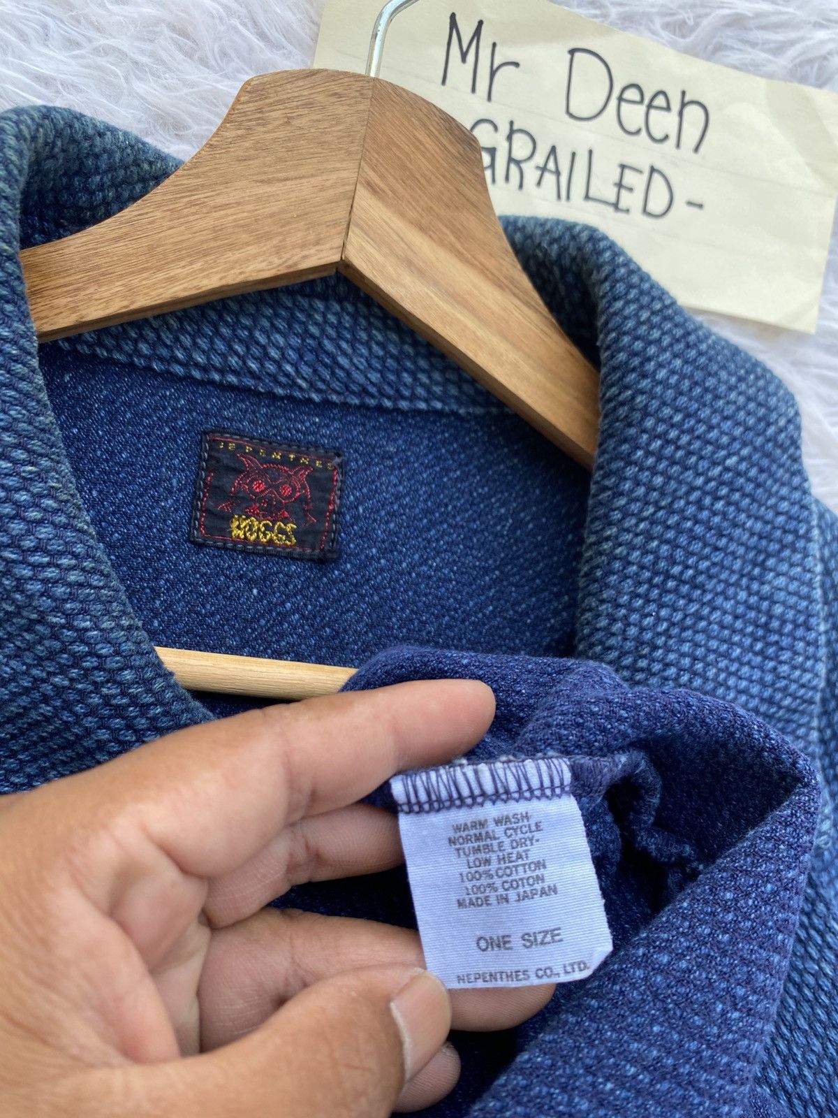 Nepenthes Vintage 90s Nepenthes Blue Worker Chore Jacket Size US L / EU 52-54 / 3 - 14 Thumbnail
