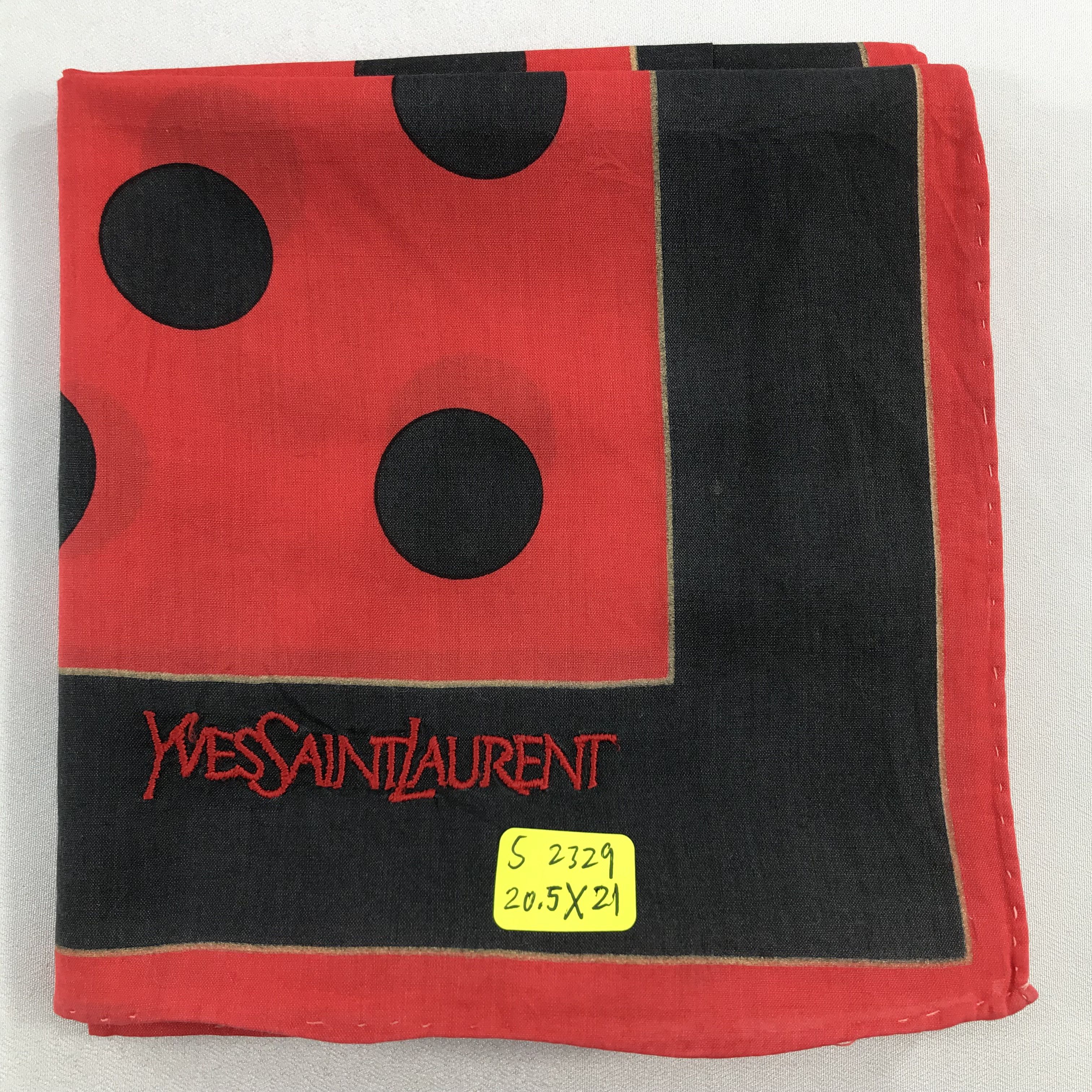 Vintage × Yves Saint Laurent Yves Saint Laurent Bandana / Handkerchief/Neckerchief -S2329 Size ONE SIZE - 5 Thumbnail