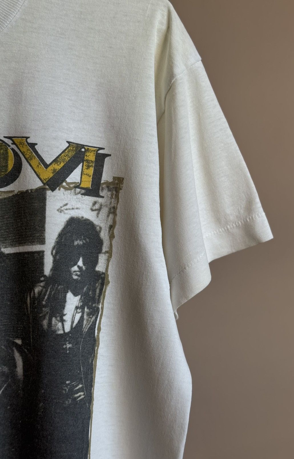 Band Tees Vintage 1993 Bon Jovi Keep The Faith T-shirt Tee Size US M / EU 48-50 / 2 - 9 Thumbnail