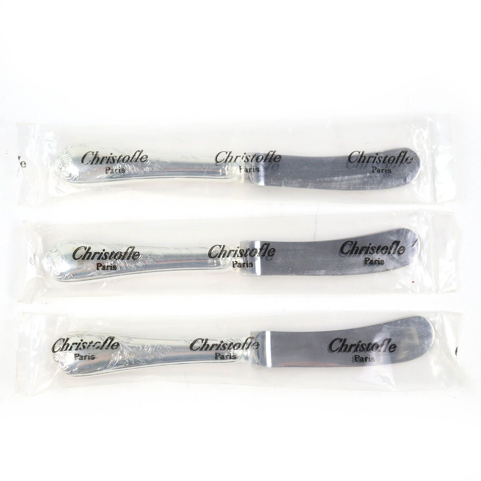 Other Other Christofle Marly Silver Butter Knife Set Precious Metal Other DUTY FREE for USA Size ONE SIZE - 1 Thumbnail