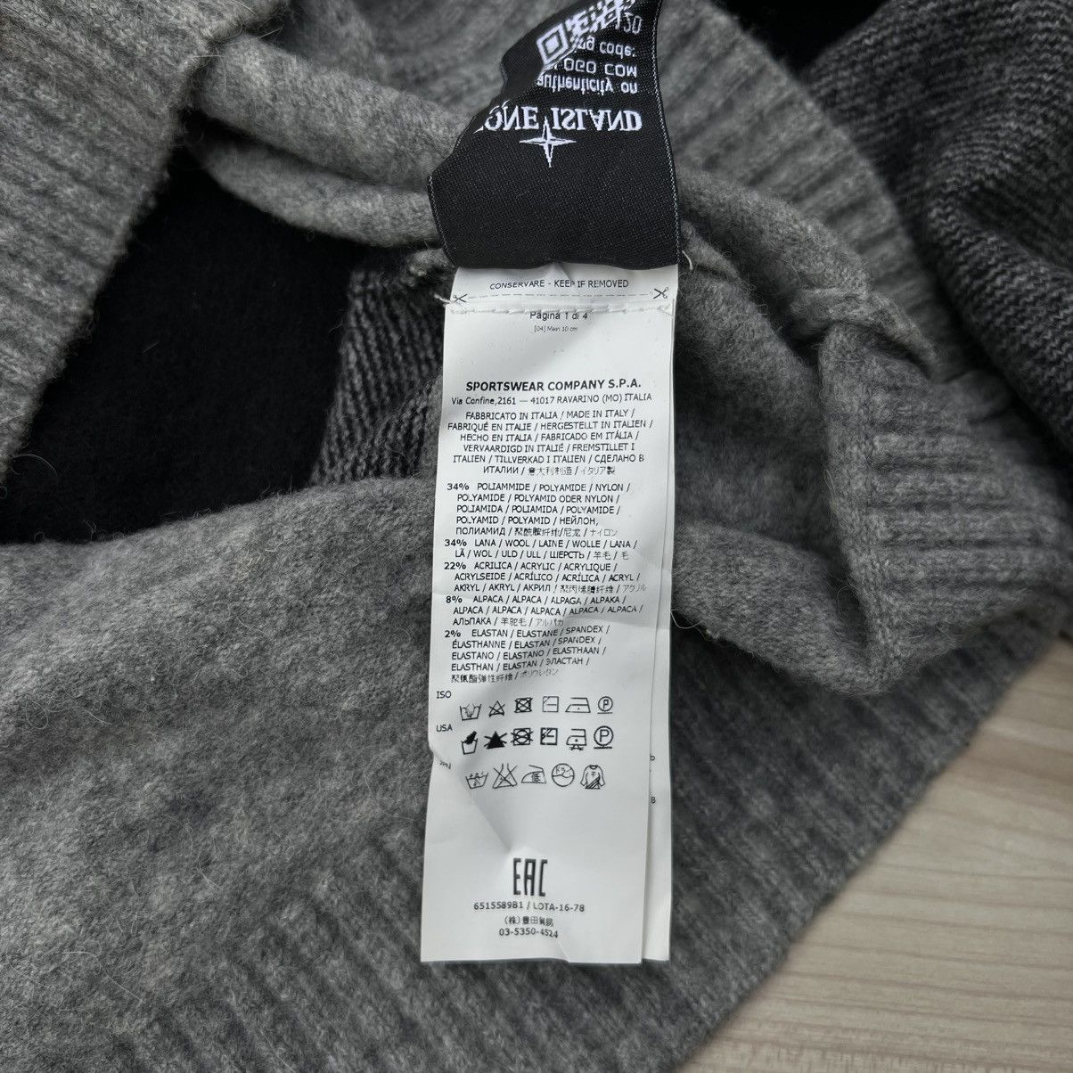 Stone Island Stone Island Multi Colour Block Soft Knit Crewneck Size US XXL / EU 58 / 5 - 8 Thumbnail