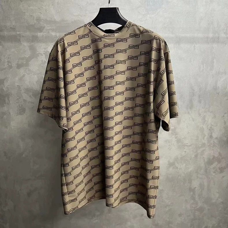 Balenciaga Brown Logo Print Short Sleeve T-Shirt Size US XS / EU 42 / 0 - 1 Thumbnail