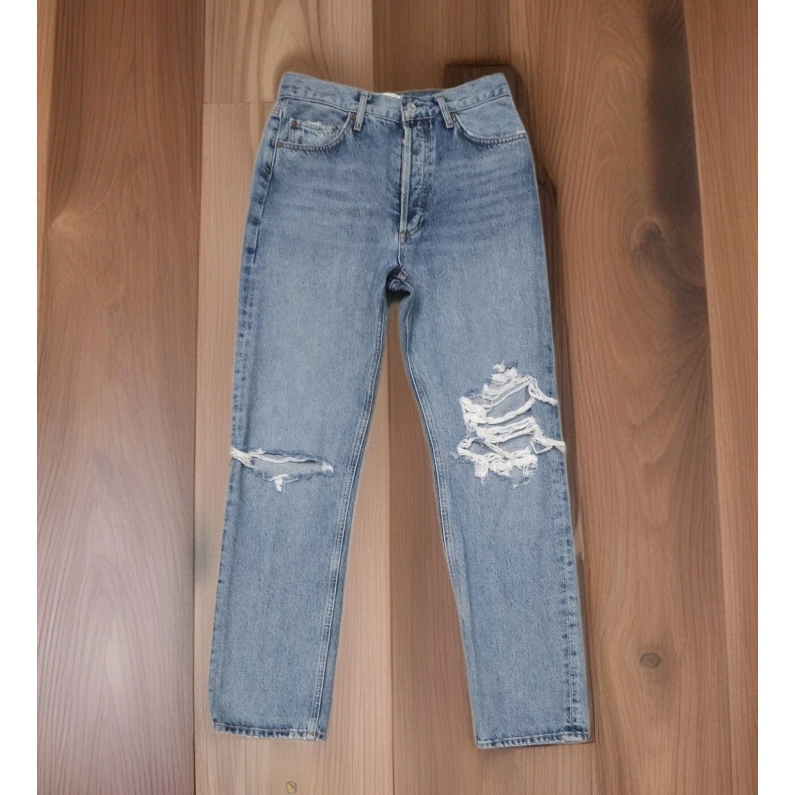 Agolde Agolde 90s Pinch Waist High Rise Womens Denim Jeans Size 27 Size 27" / US 4 / IT 40 - 5 Thumbnail