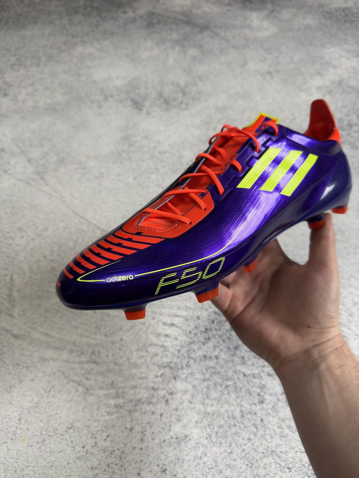 Adidas VTG Adidas F50 Adizero TRX FG Messi Chameleon Purple UK 13 Size US 14 / EU 47 - 8 Thumbnail