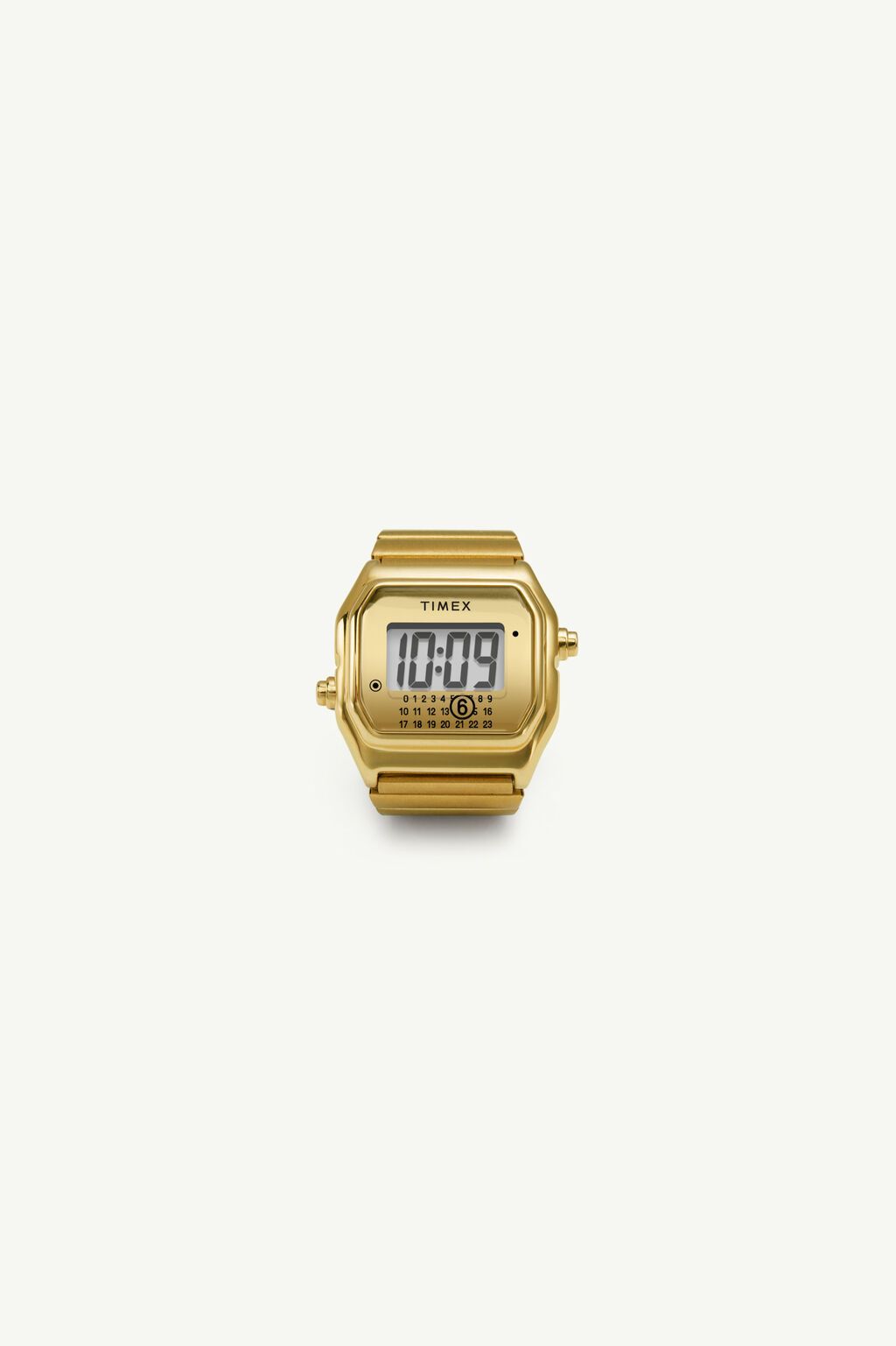 Maison Margiela × Timex Timex x MM6 Maison Margiela Ring Watch size M/L in Gold Size ONE SIZE - 3 Thumbnail