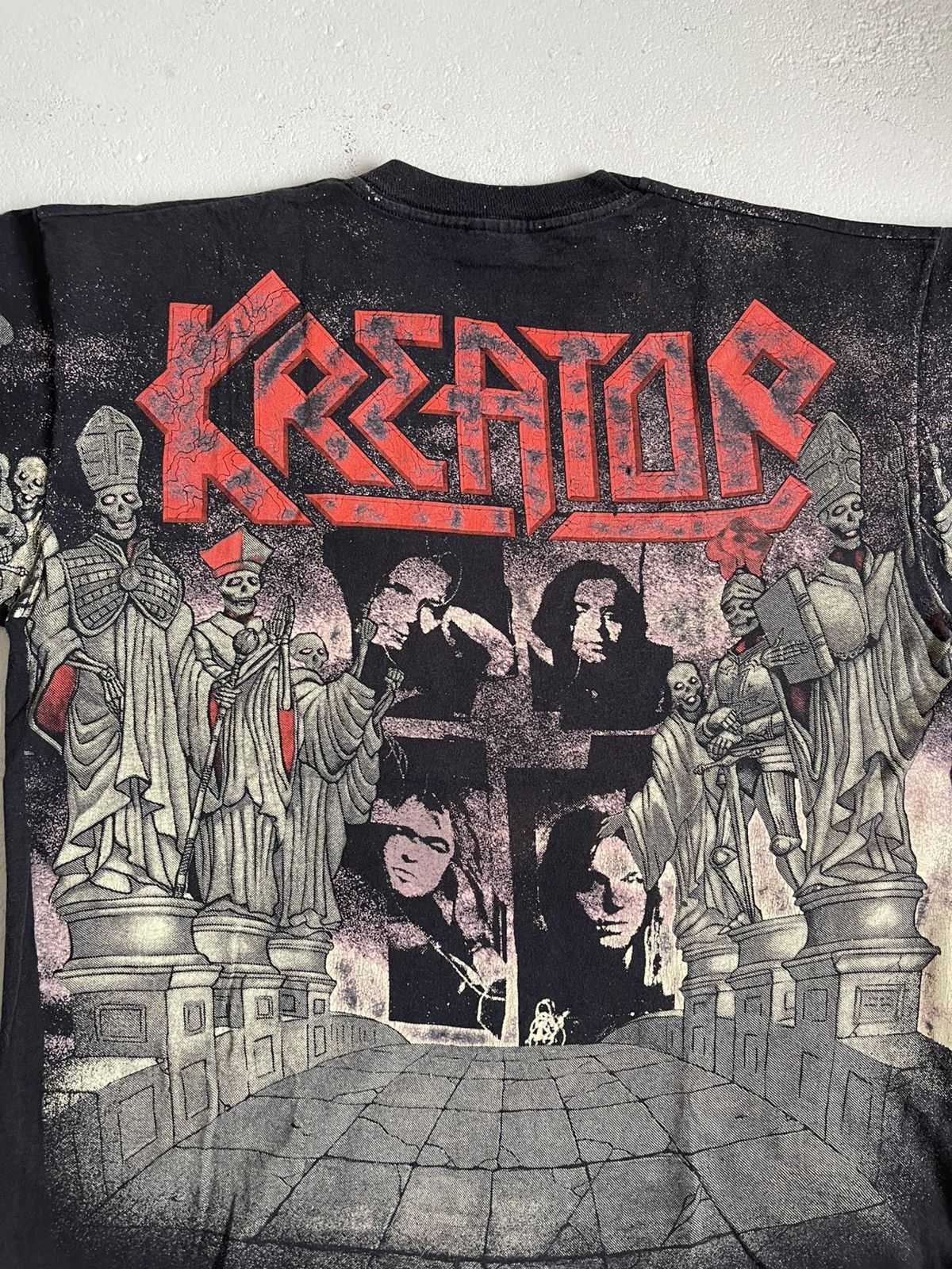 Band Tees Kreator Band tee vintage merch tour 90s single stitch Size US XL / EU 56 / 4 - 11 Thumbnail