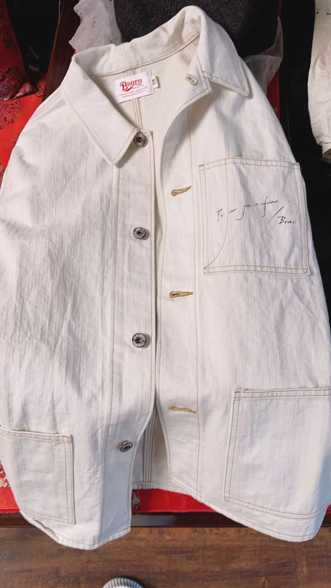 Japanese Brand Bourn White Spring Autumn Jacket Size S / US 4 / IT 40 - 1 Thumbnail