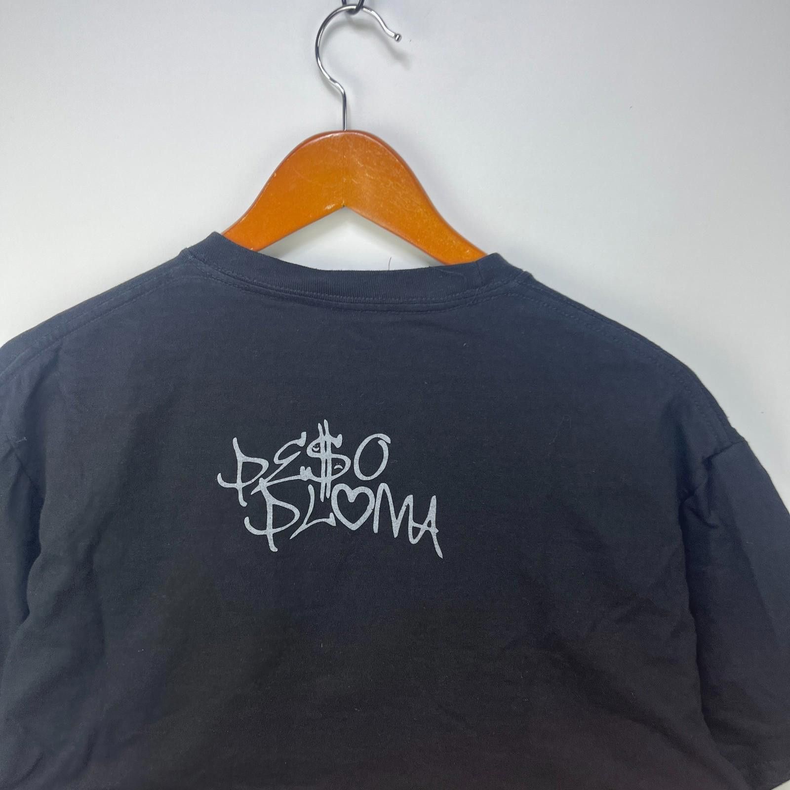 Vintage Peso Pluma Corridos Tumbados Bootleg T Shirt Large Mexico Size US L / EU 52-54 / 3 - 6 Thumbnail