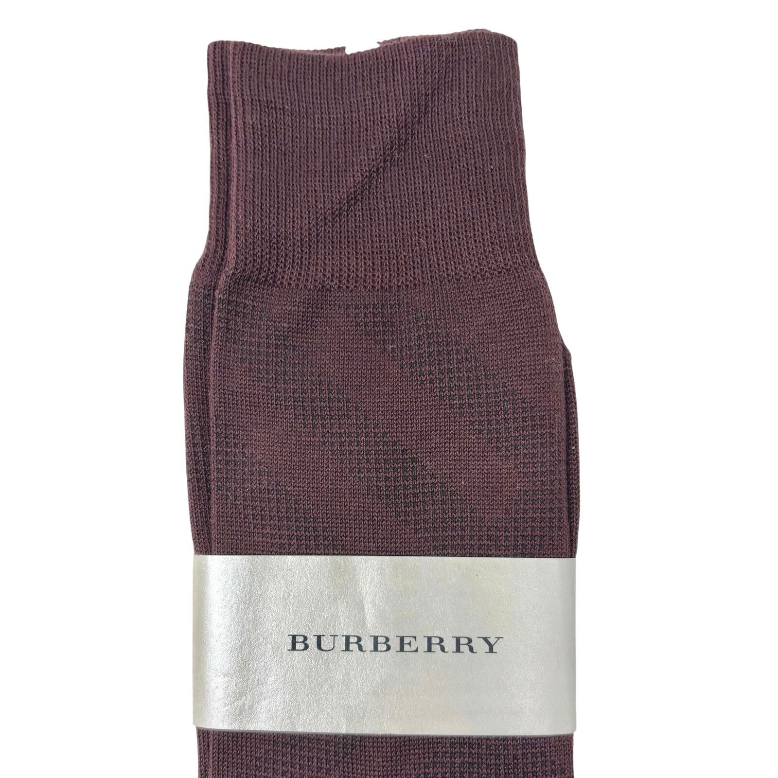 Burberry Burberry Dark Red Nova Dress Socks Size ONE SIZE - 2 Thumbnail