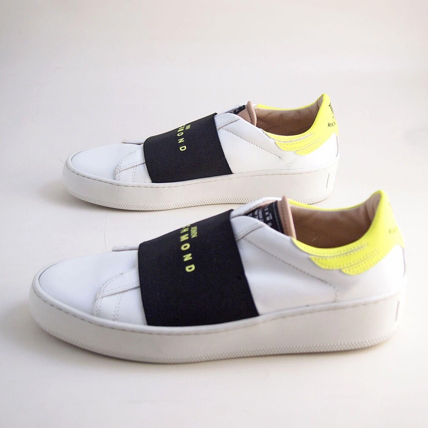 John Richmond John Richmond Slip Ons Sneakers White Leather EU 37 US 7 Size US 7 / IT 37 - 3 Thumbnail