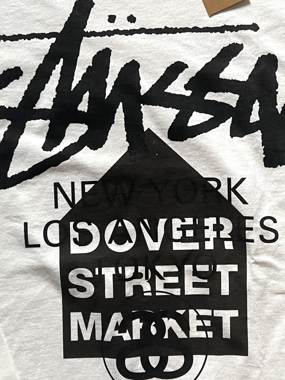 Dover Street Market × Stussy Stussy x DSM LS T white large Size US L / EU 52-54 / 3 - 3 Thumbnail