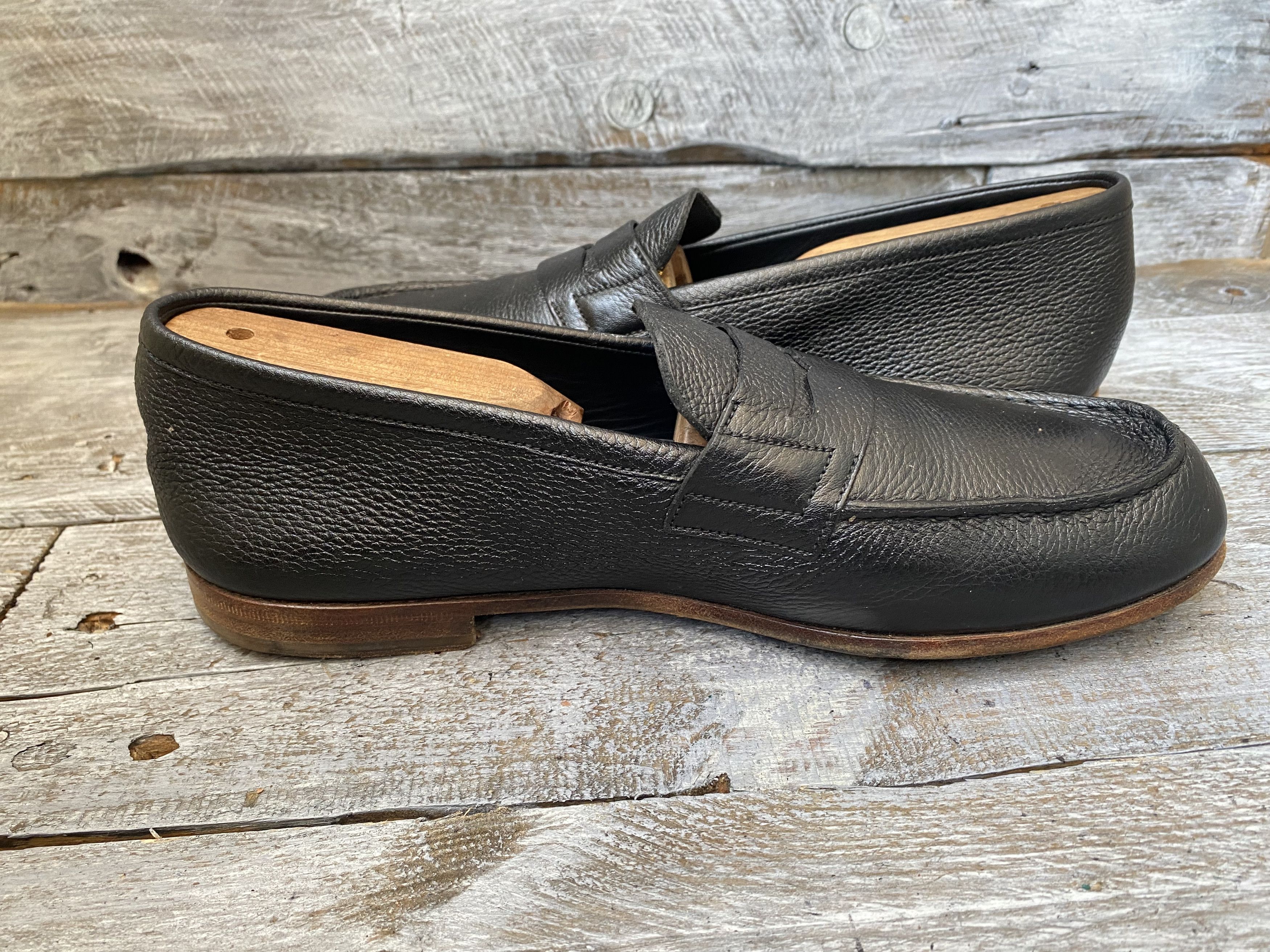 Designer × J.M. Weston Jm weston penny loafers, pebble grain shoes uk7.5 Size US 8.5 / EU 41-42 - 14 Thumbnail