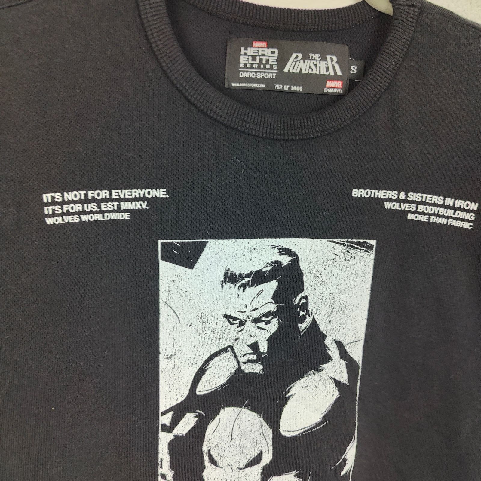 Darc Sport Darc Sport The Punisher Graphic T-Shirt Womens Small Black Size S / US 4 / IT 40 - 3 Thumbnail
