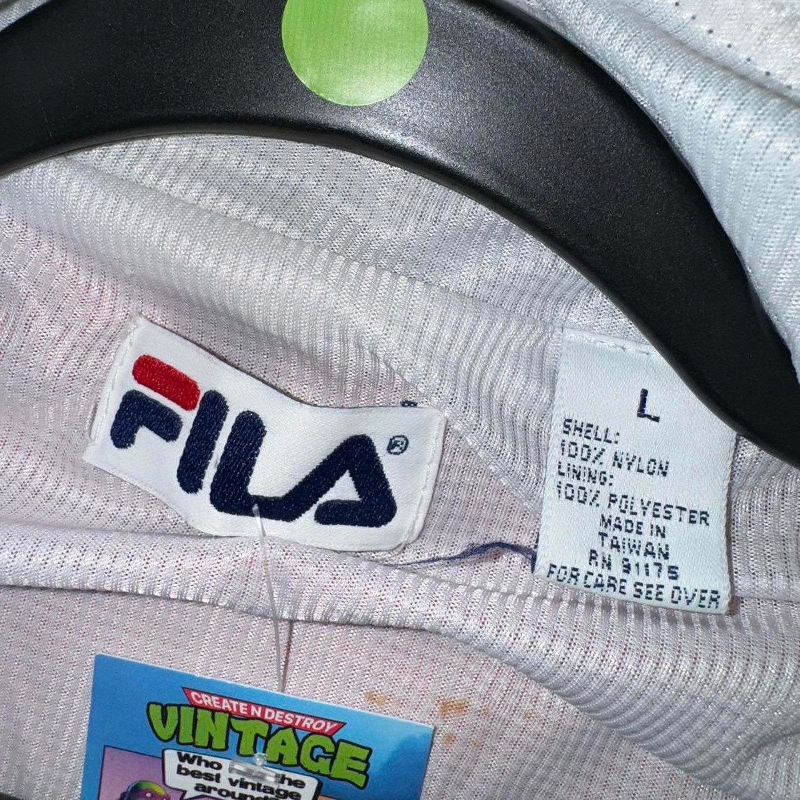 Fila Large - Vintage y2k fila windbreaker jacket Size US L / EU 52-54 / 3 - 4 Thumbnail