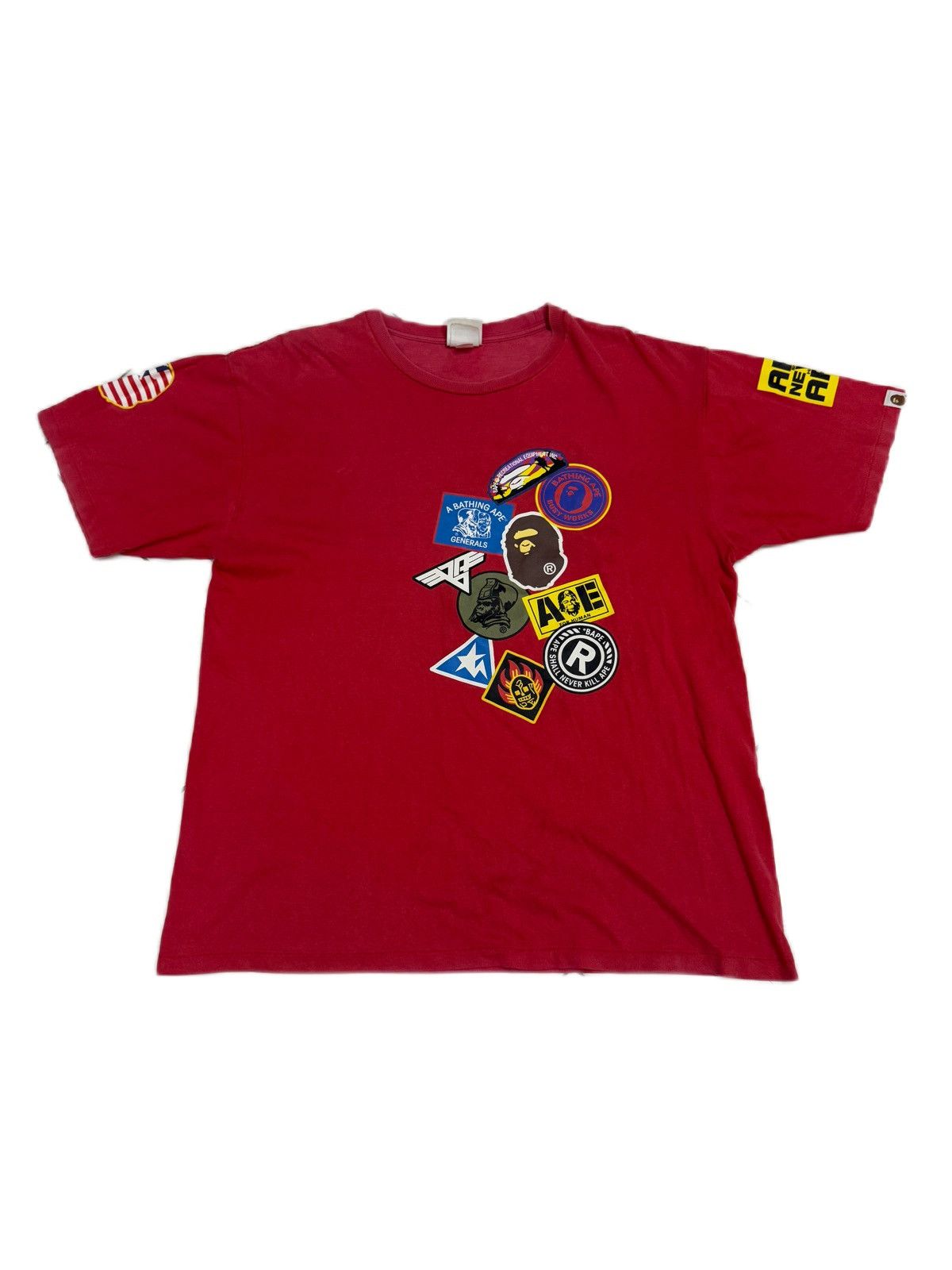 Bape SUPER RARE VINTAGE BATHING APE ALL LOGO COLLECTION DISTRESS Size US XXL / EU 58 / 5 - 1 Thumbnail
