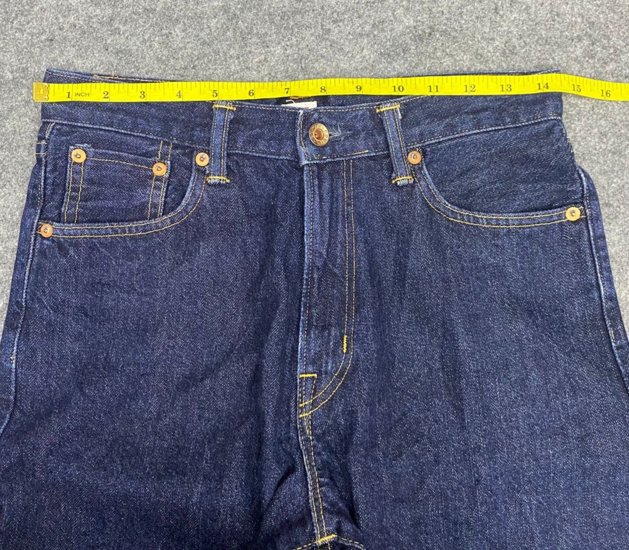 Edwin Vintage 90s Edwin 505 Selvegde Redline Denim Jeans Size US 29 - 4 Thumbnail