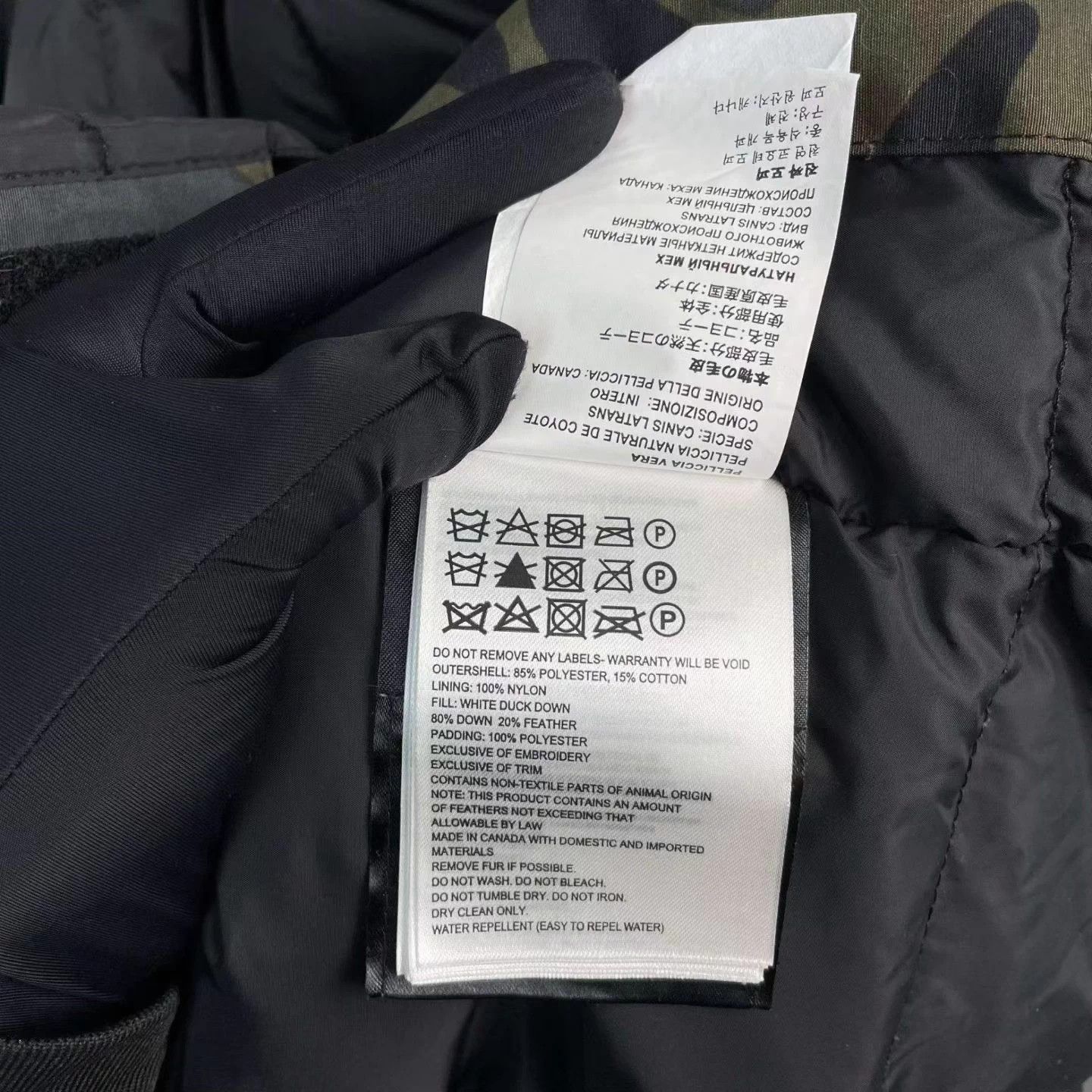 Canada Goose Canada Goose Camo Down Jacket S Size US S / EU 44-46 / 1 - 5 Thumbnail