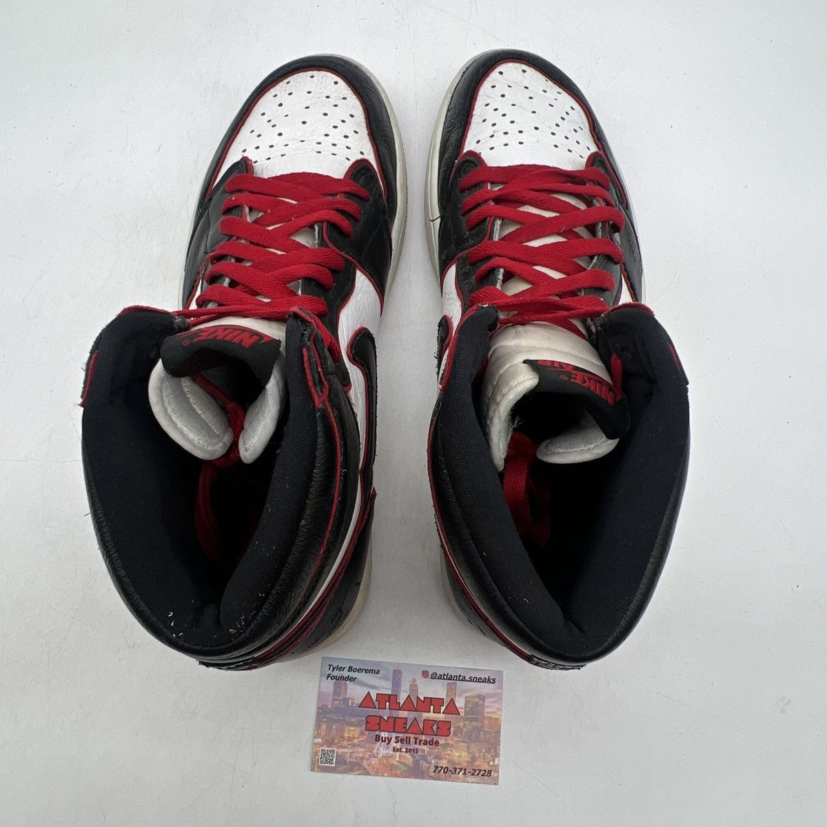 Nike Air Jordan 1 high bloodline Size US 12 / EU 45 - 6 Thumbnail