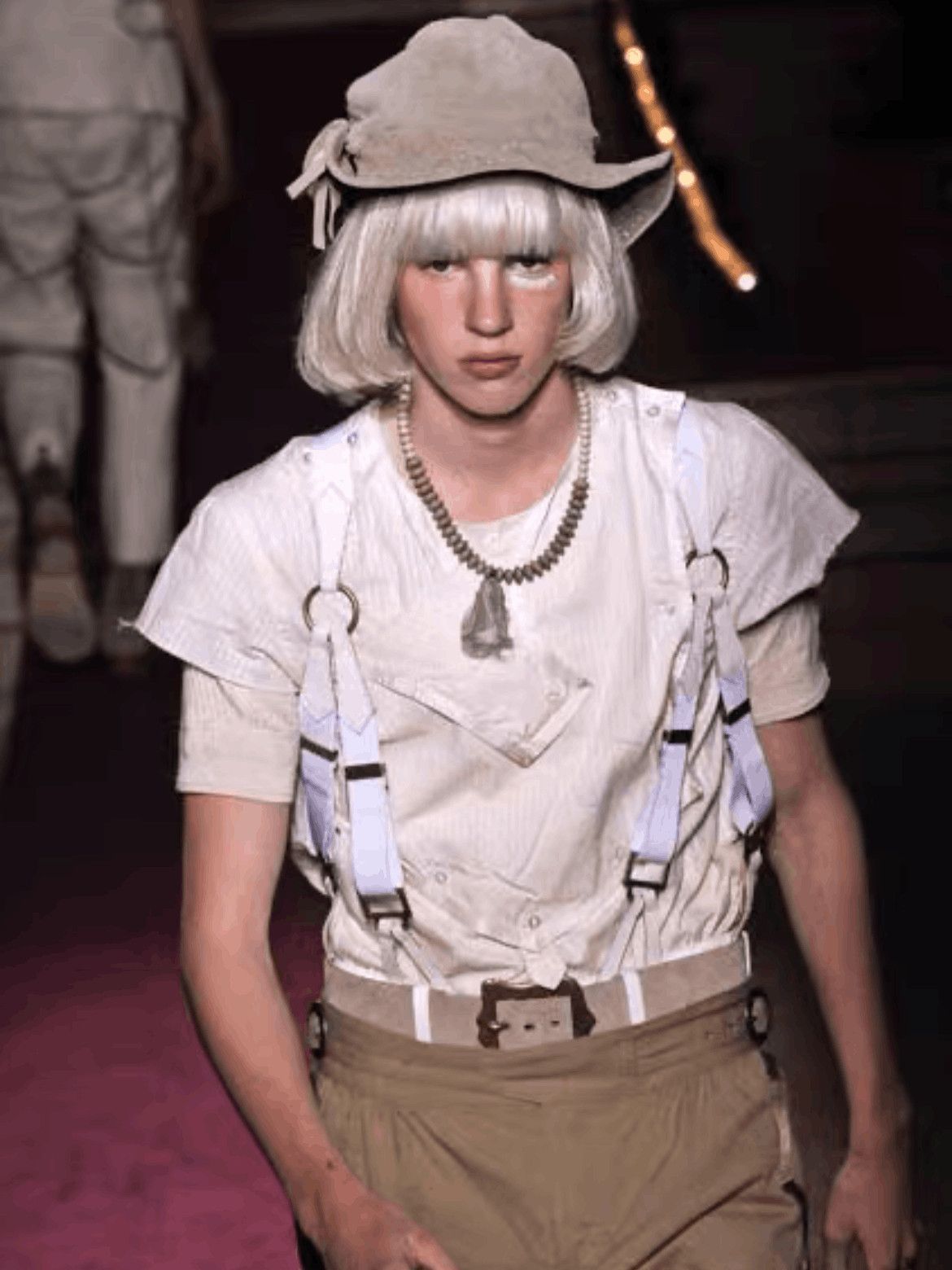 Number Nine 09SS Stitches Leather Belt-2508