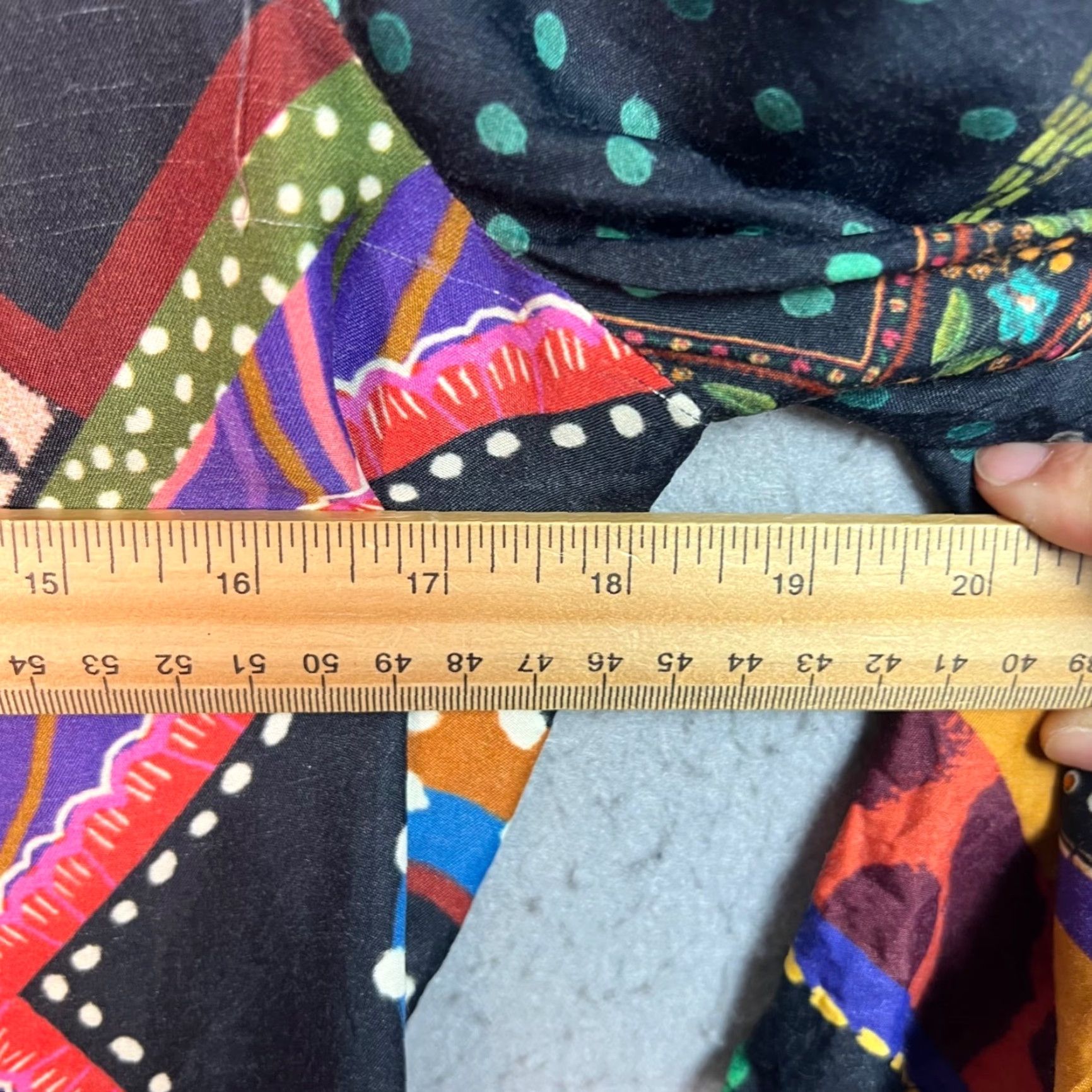 Farm Rio Farm Rio Wrap Dress Mini 3/4 Sleeve V-Neck Multicolor Colorful Casual Party/Cocktail Womens Adult Medium (M) Short Size M / US 6-8 / IT 42-44 - 5 Thumbnail