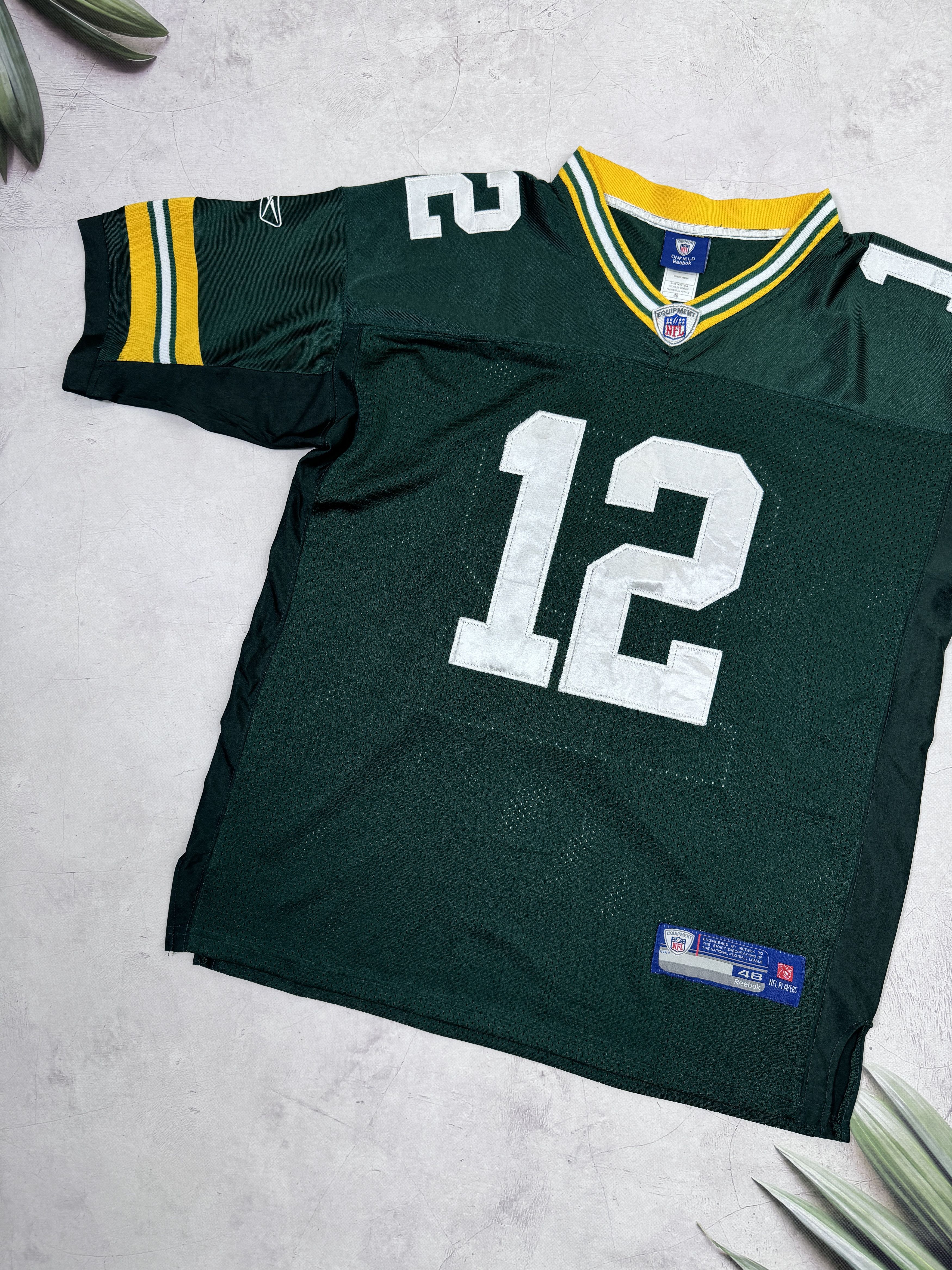 NFL × Reebok × Vintage Y2K Green Bay Packers NFL Jersey #12 RODGERS by Reebok Size US L / EU 52-54 / 3 - 2 Thumbnail