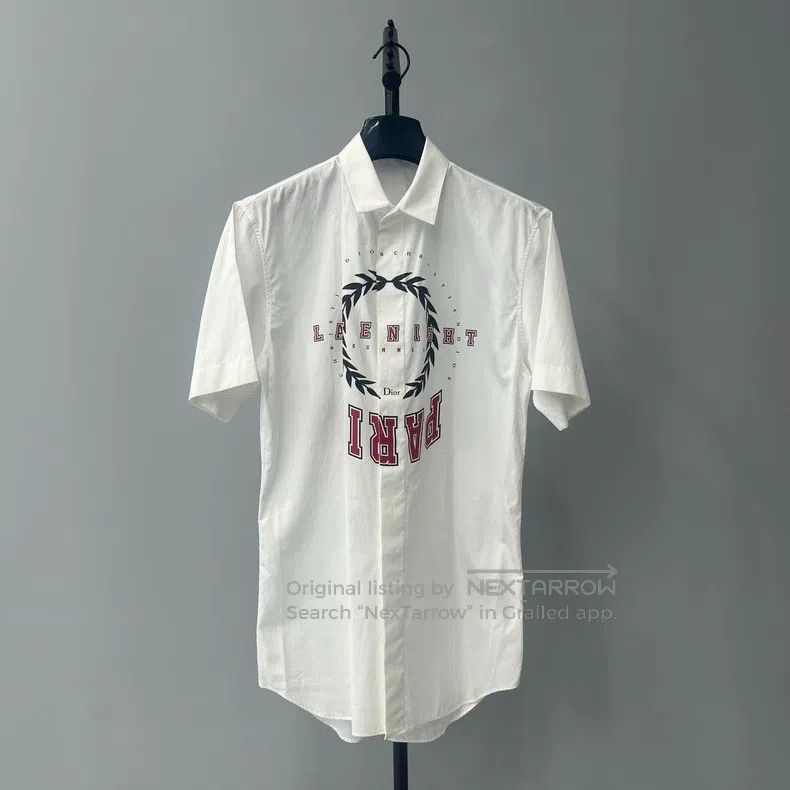 Dior Dior Size38 White printed short sleeves Size US XXS / EU 40 - 1 Thumbnail