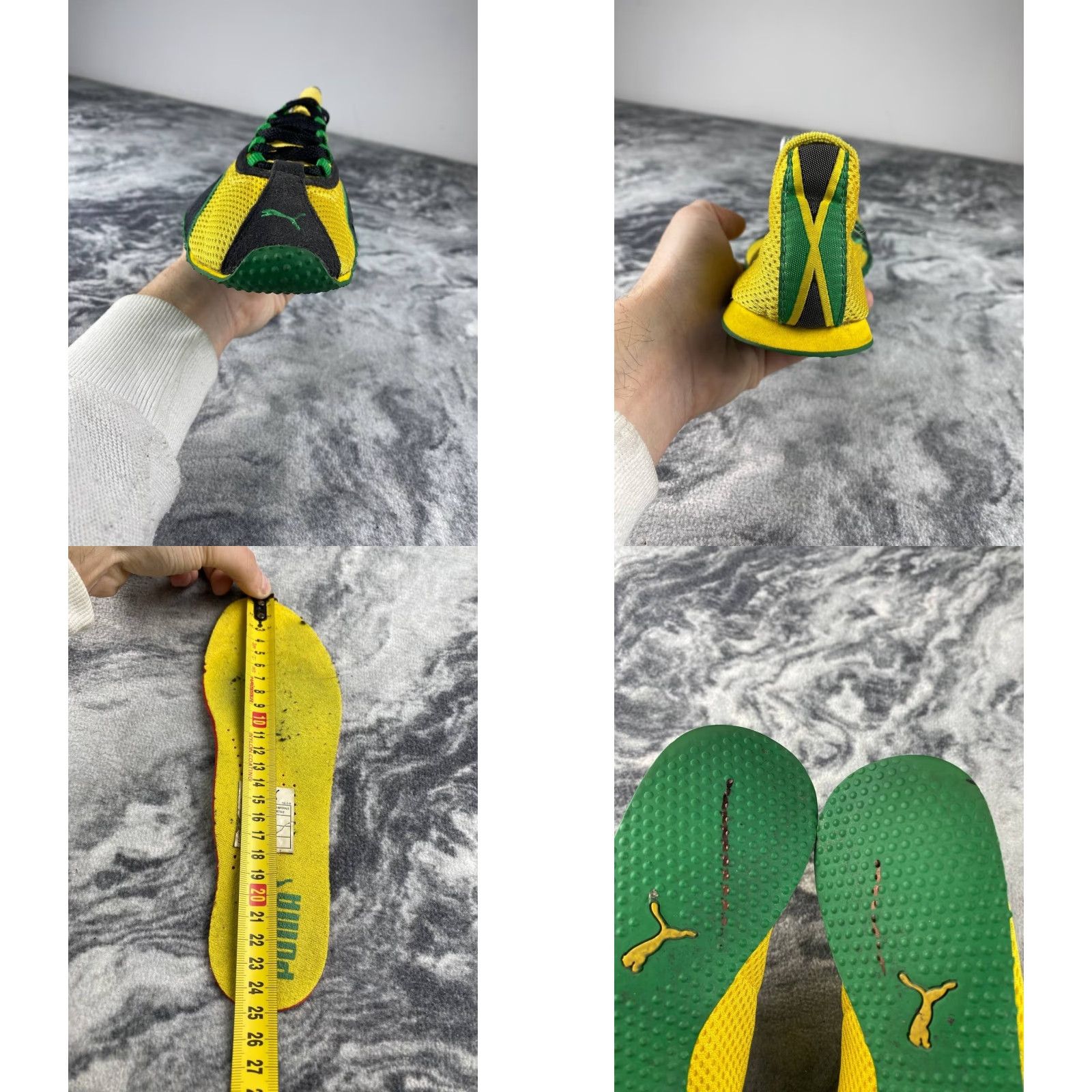 Puma VINTAGE Puma Speedcat H-Street Y2K Sneakers Women Size US 6 Yellow Logo Suede Rubber Foam Low Top Casual Size US 6 / IT 36 - 8 Thumbnail