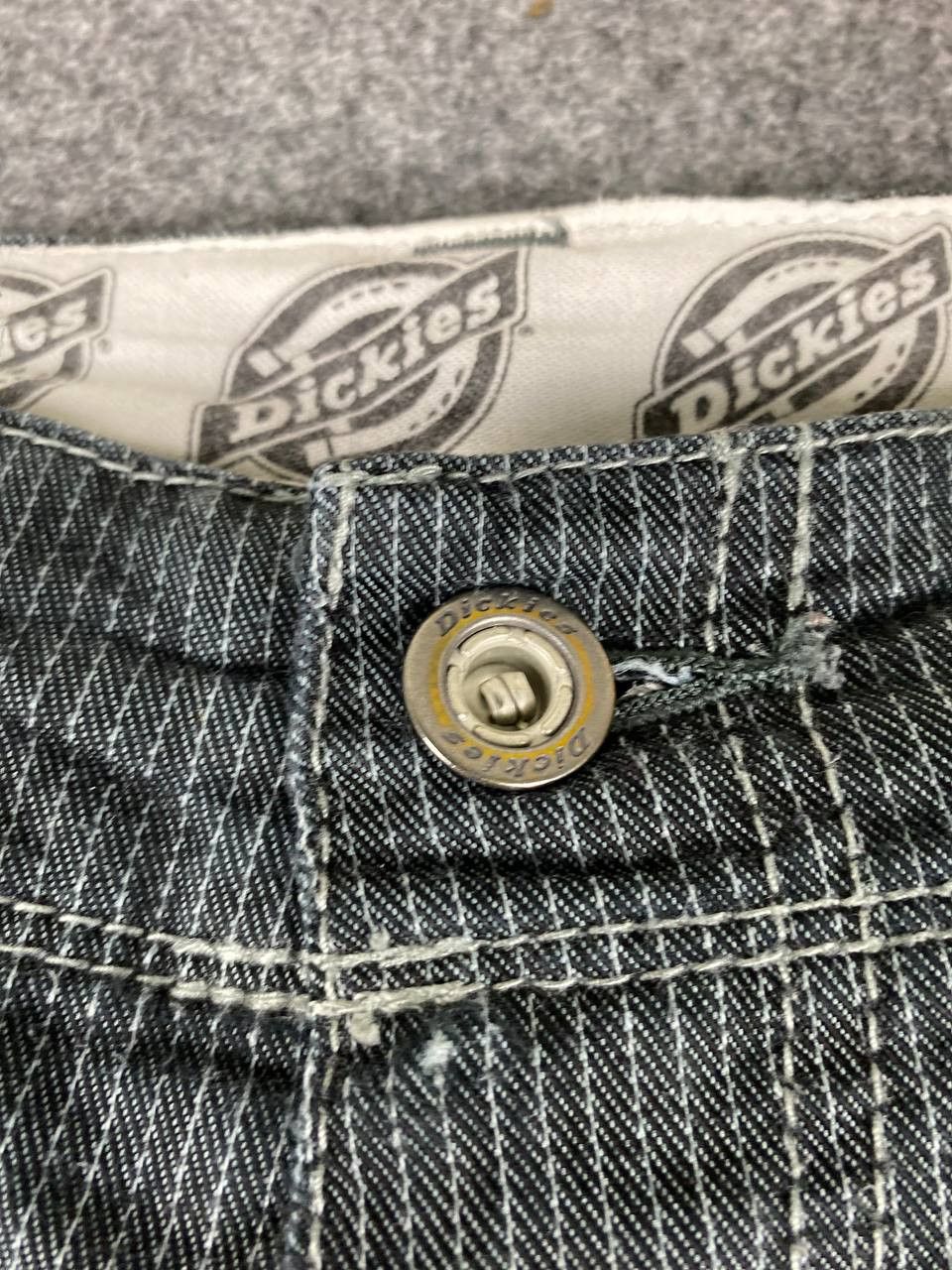 Dickies dickies hickory striped cargo pants distressed Size US 35 - 13 Thumbnail