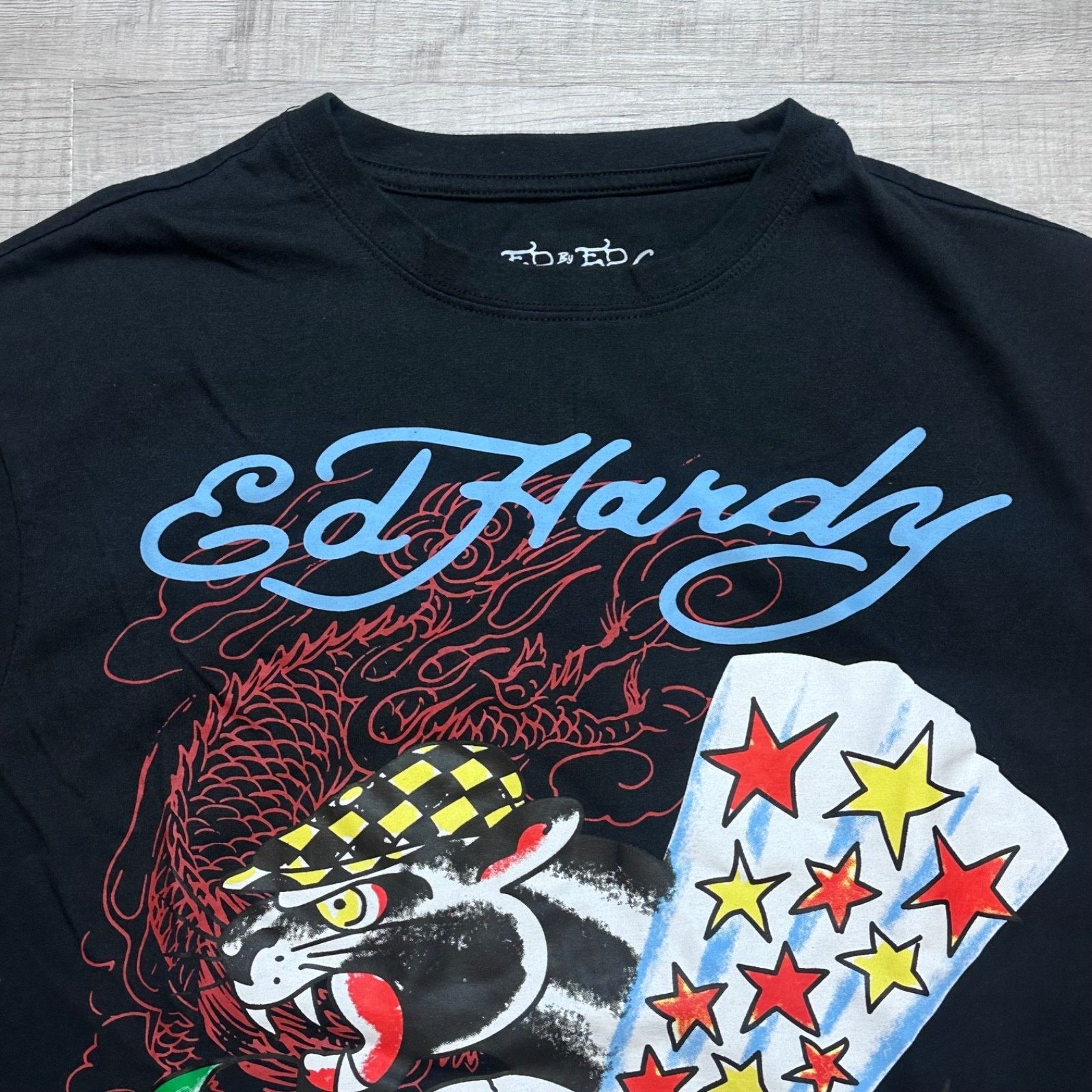 Ed Hardy Men's ED HARDY Death Or Glory Black T-Shirt Size Medium Size US M / EU 48-50 / 2 - 5 Thumbnail