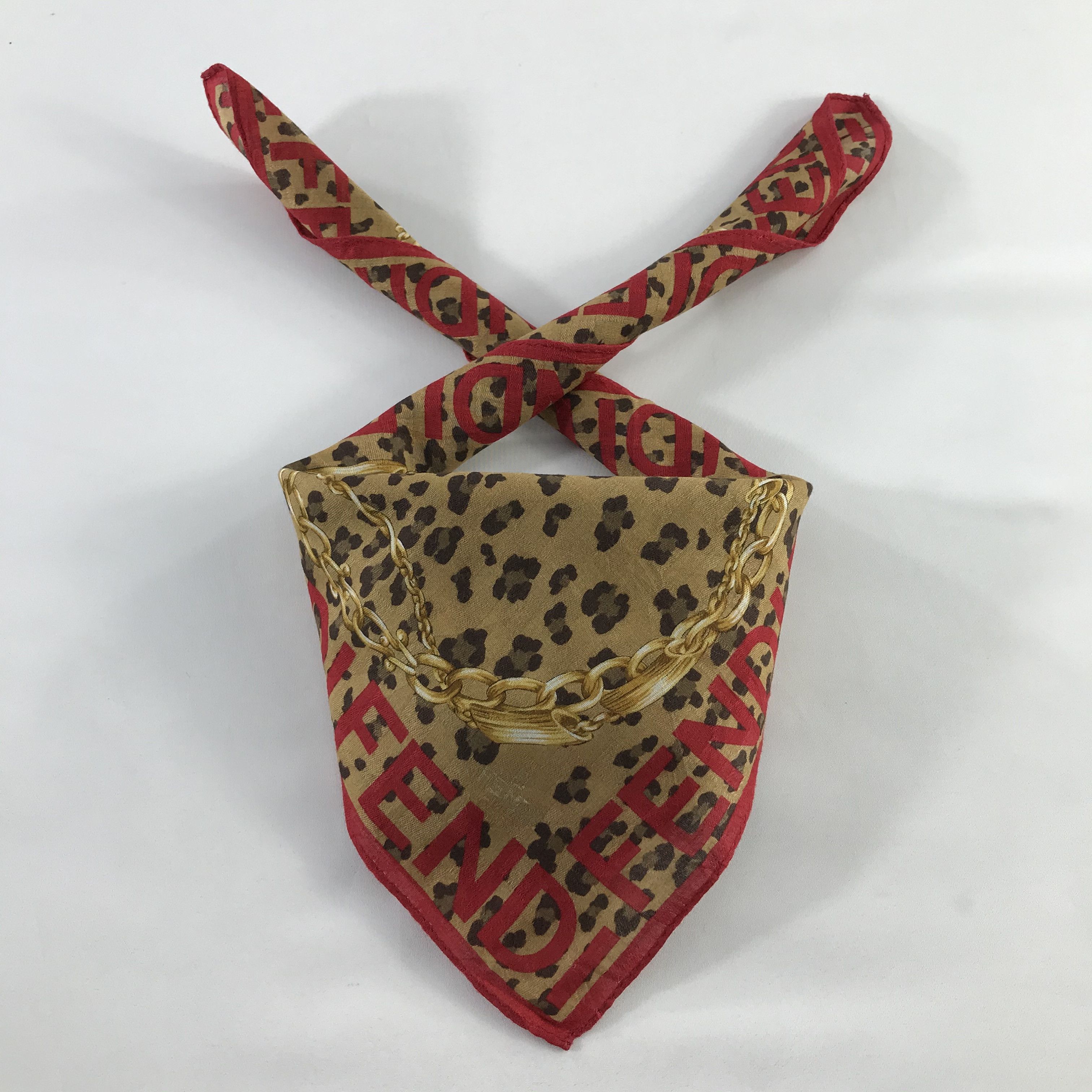 Vintage Vintage Fendi Bandana / Handkerchief / Neckerchief - S587 Size ONE SIZE - 3 Thumbnail