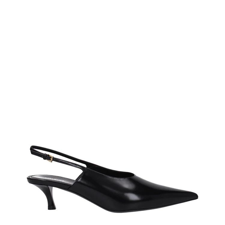 Givenchy ob1o1e1124 Leather Sandals in Black Size US 7 / IT 37 - 1 Thumbnail