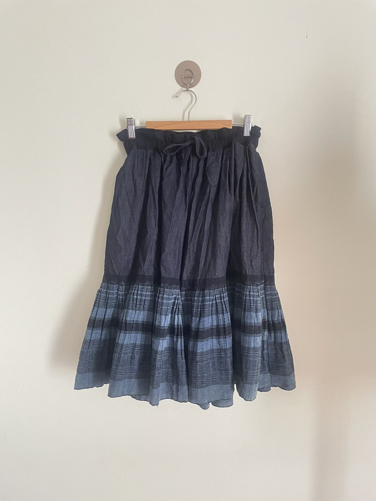 TIGRE BROCANTE Tigre Brocante Indigo Wide Leg Pants Size 26" / US 2 / IT 38 - 2 Thumbnail