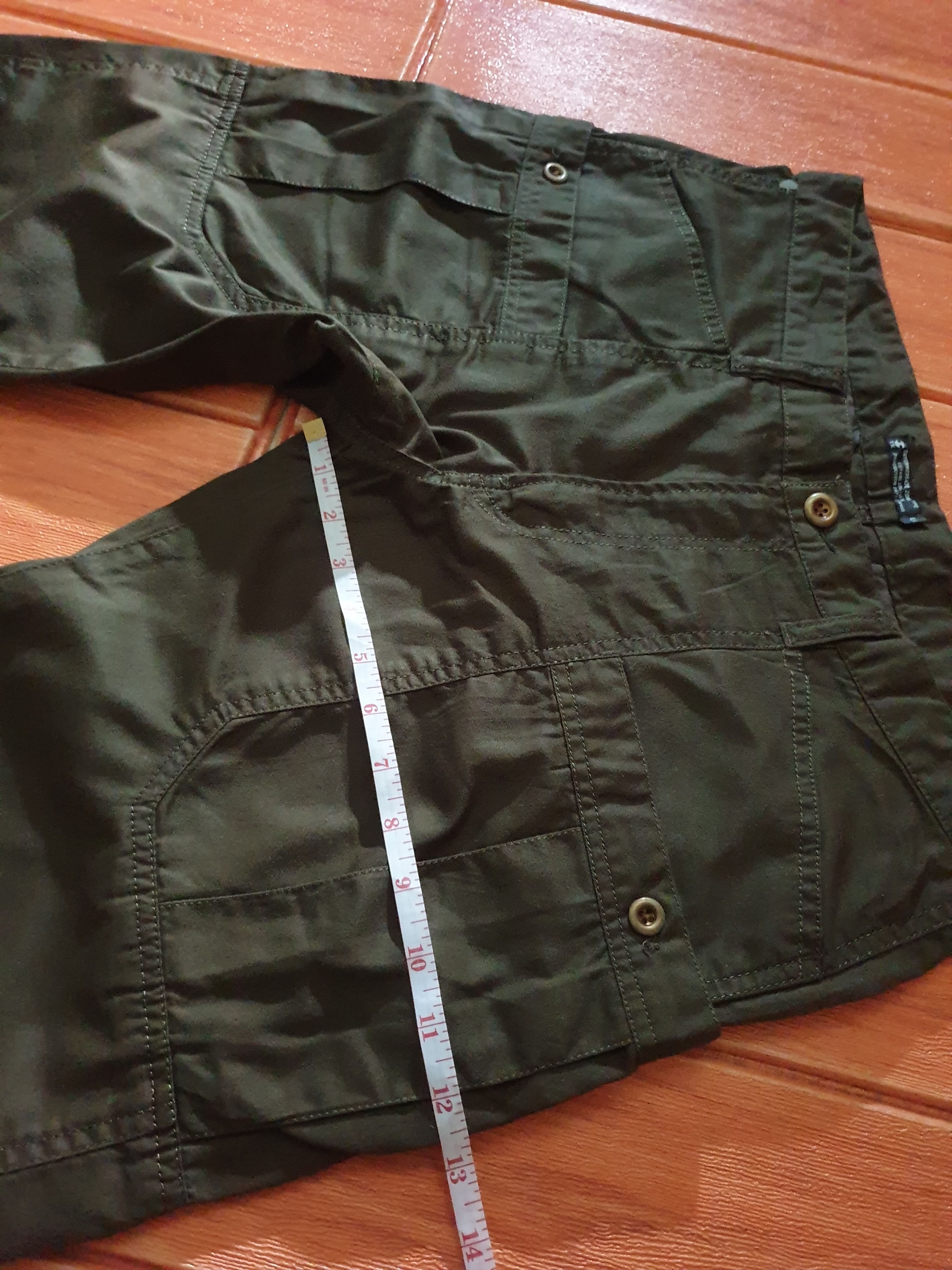 Japanese Brand 💥Tkmixpice green military trousers pant Size US 34 / EU 50 - 8 Thumbnail