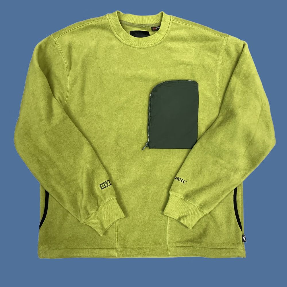 Vans VANS MTE Clarke Polartec Crew Sweatshirt Mens M Green Aged Multicolor Crewneck Pullover Size Medium Size US M / EU 48-50 / 2 - 1 Thumbnail