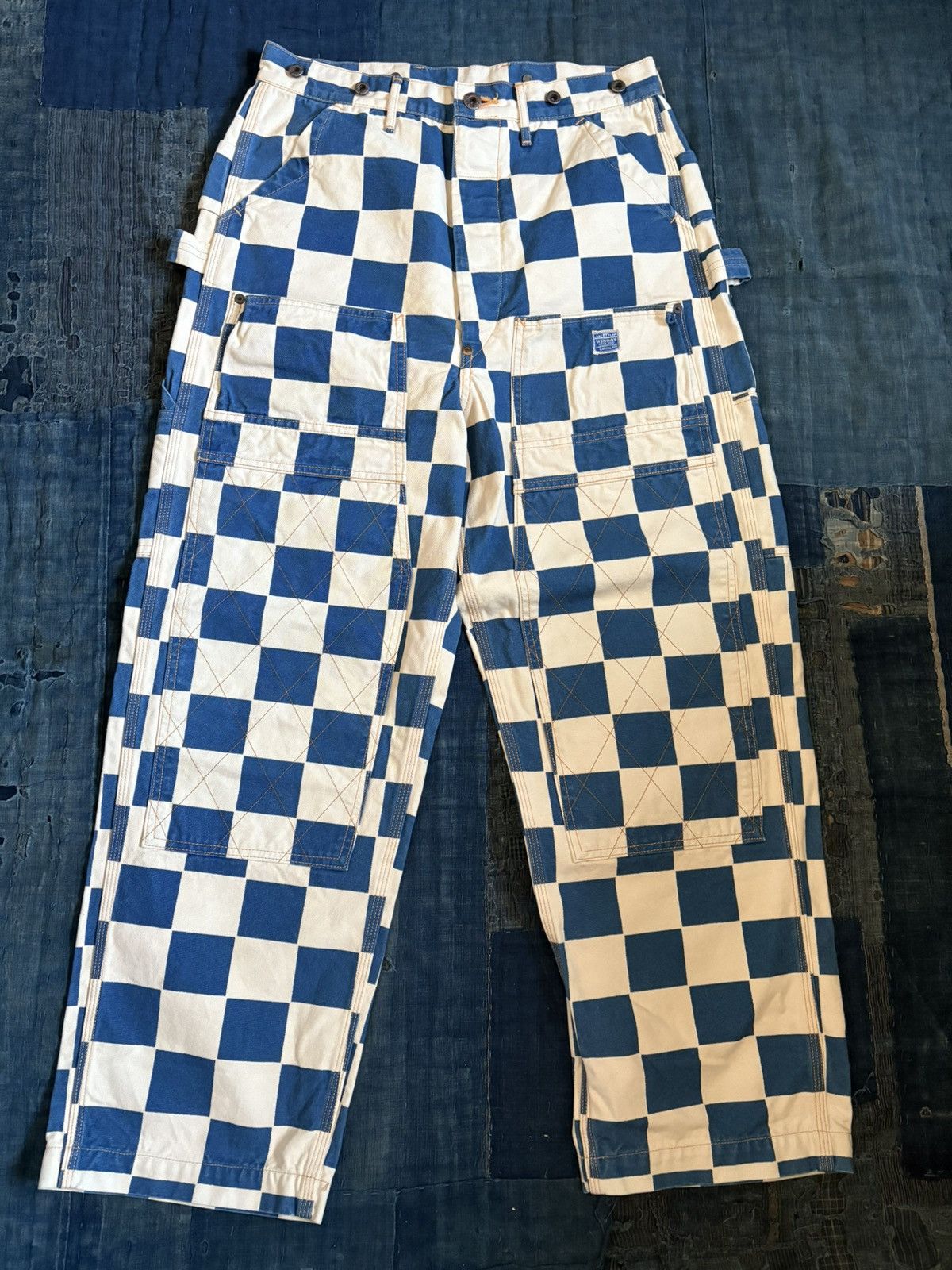 Kapital KAPITAL ichimatsu Double Knee Lumber Pants Size US 32 / EU 48 - 1 Thumbnail
