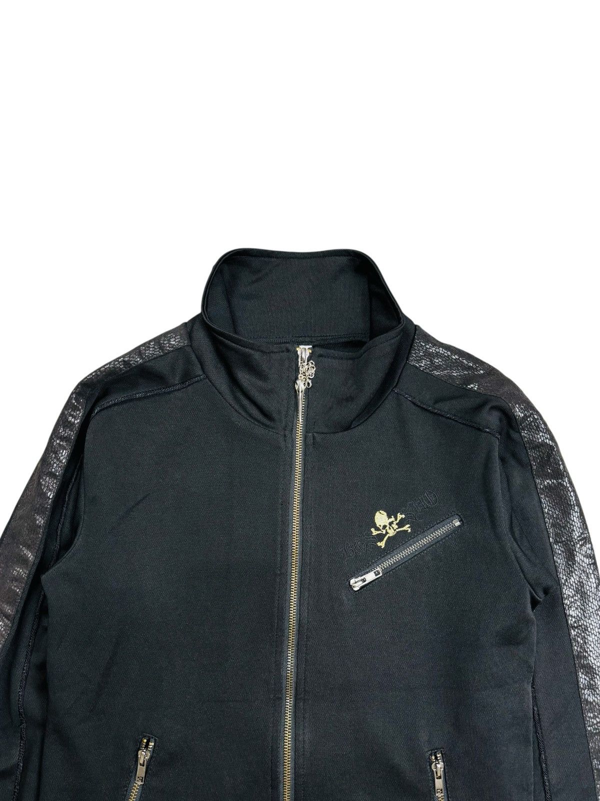 14th Addiction 2000s Bernings Sho - Tapped Snake Skin Track Top Jacket Size US M / EU 48-50 / 2 - 4 Thumbnail