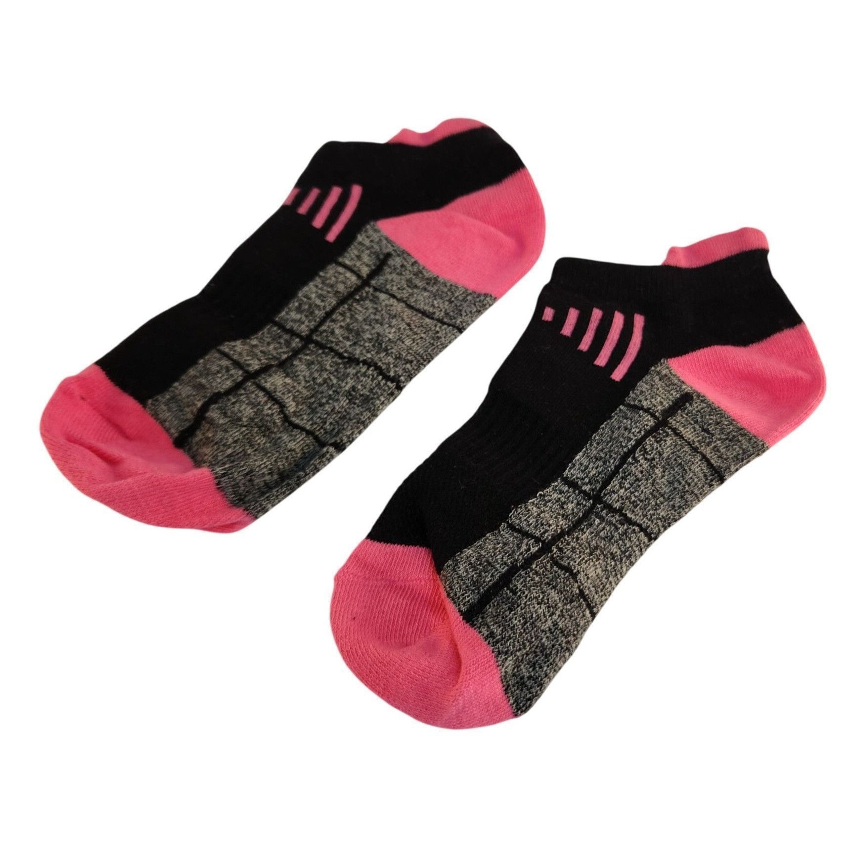 The Unbranded Brand Six Pack Athletic Low-Cut Socks Unisex Colorful Stretch Fit Size ONE SIZE - 7 Thumbnail