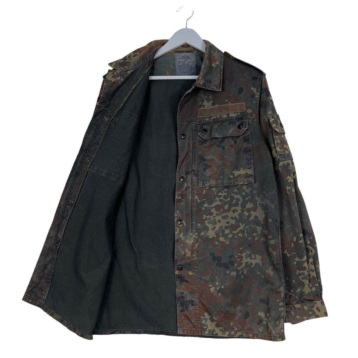 Vintage 🔥 VINTAGE GERMAN MILITARY GE KOHLER GMBH CAMO FIELD JACKET Size US M / EU 48-50 / 2 - 10 Thumbnail