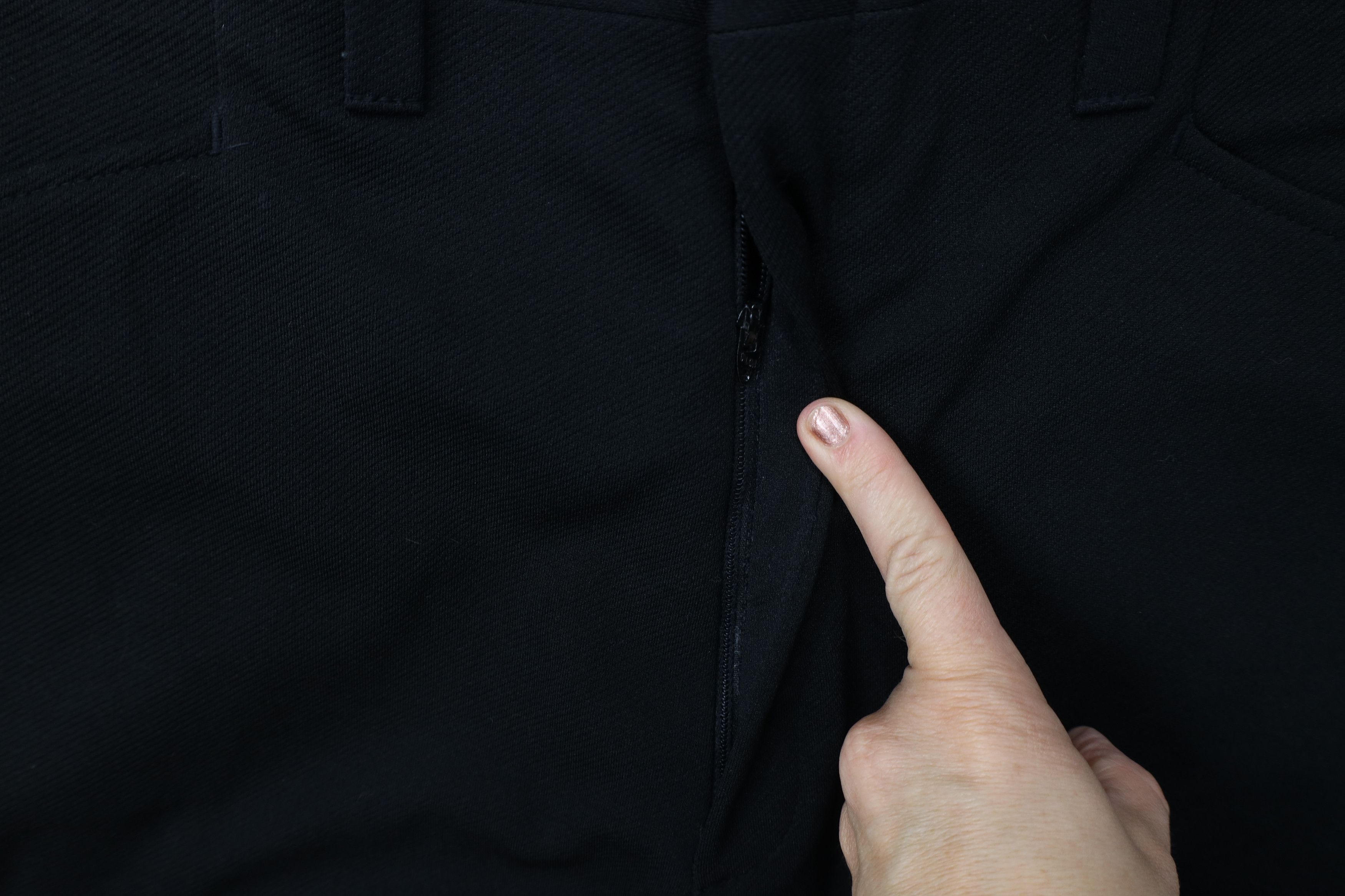 Vintage Vintage 70s Streetwear Flared Wide Leg Chino Pants Black USA Size US 34 / EU 50 - 5 Thumbnail
