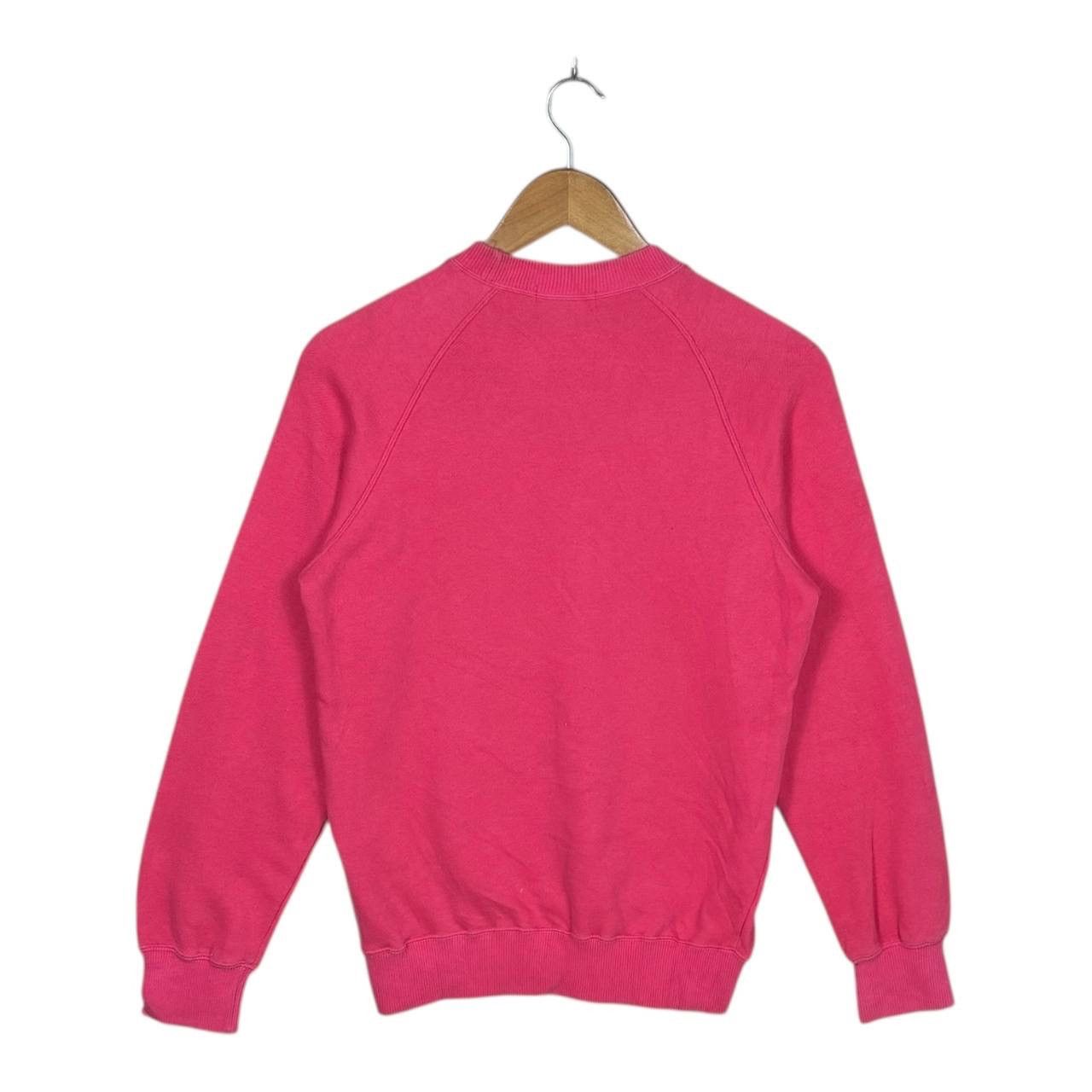 Moncler Vtg 80s Moncler x Asics France Ski Team Sweatshirt Pink L Size US S / EU 44-46 / 1 - 2 Thumbnail