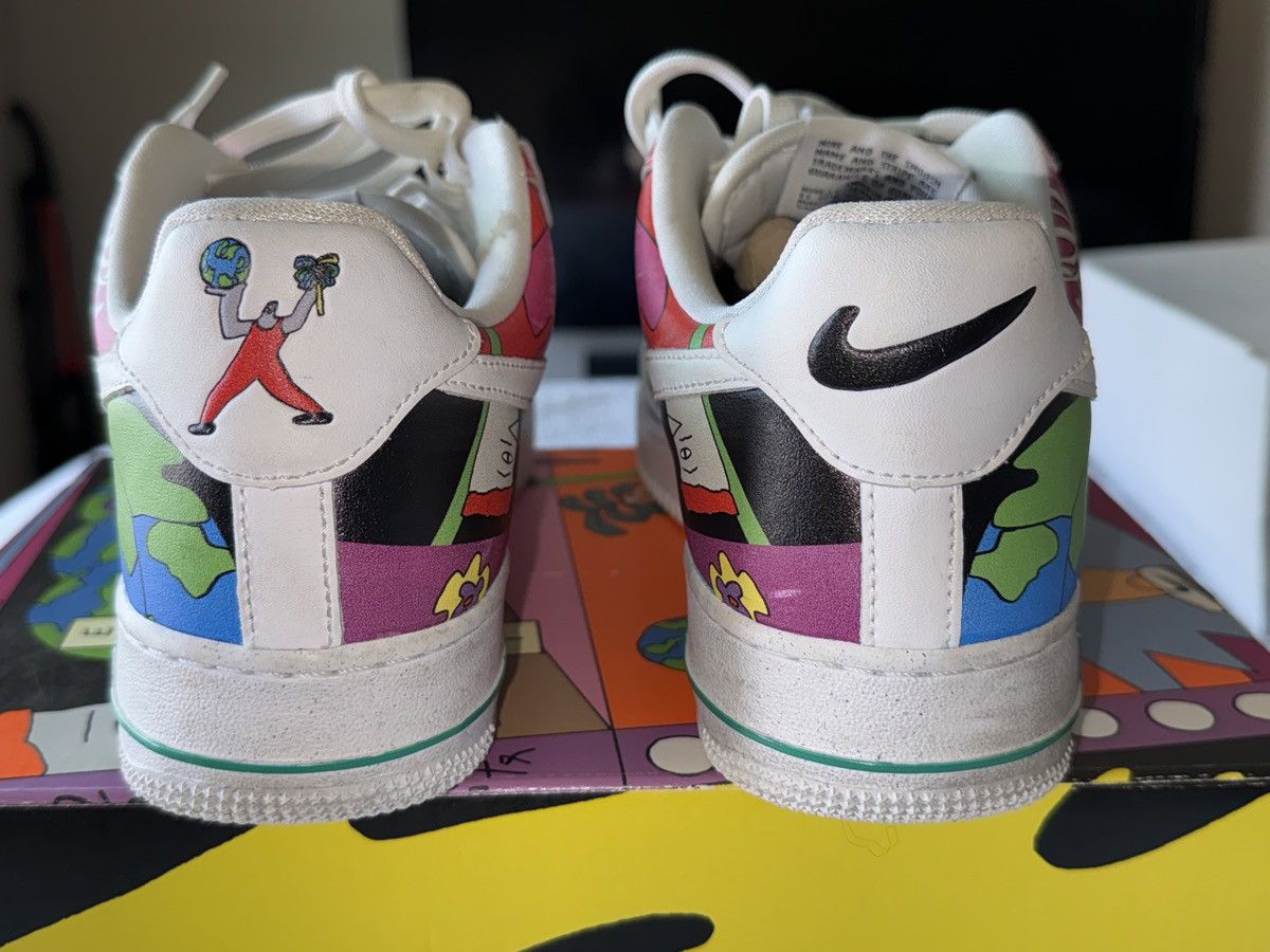 Nike Nike Air Force 1 Flyleather ‘ Ruohan Wang ’ Size US 8.5 / EU 41-42 - 3 Thumbnail