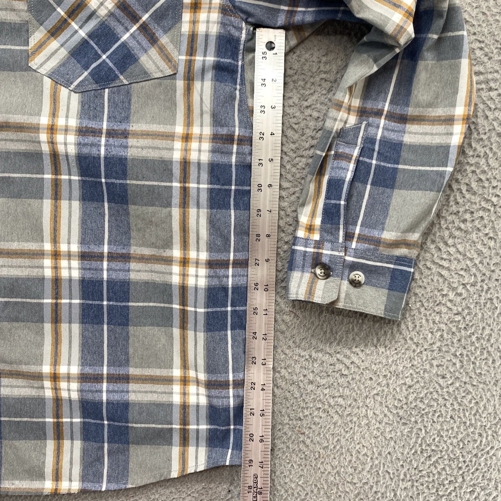 Vintage Alaskan Hardgear Shirt Plaid Flannel Button-Up Men Large Size US L / EU 52-54 / 3 - 6 Thumbnail