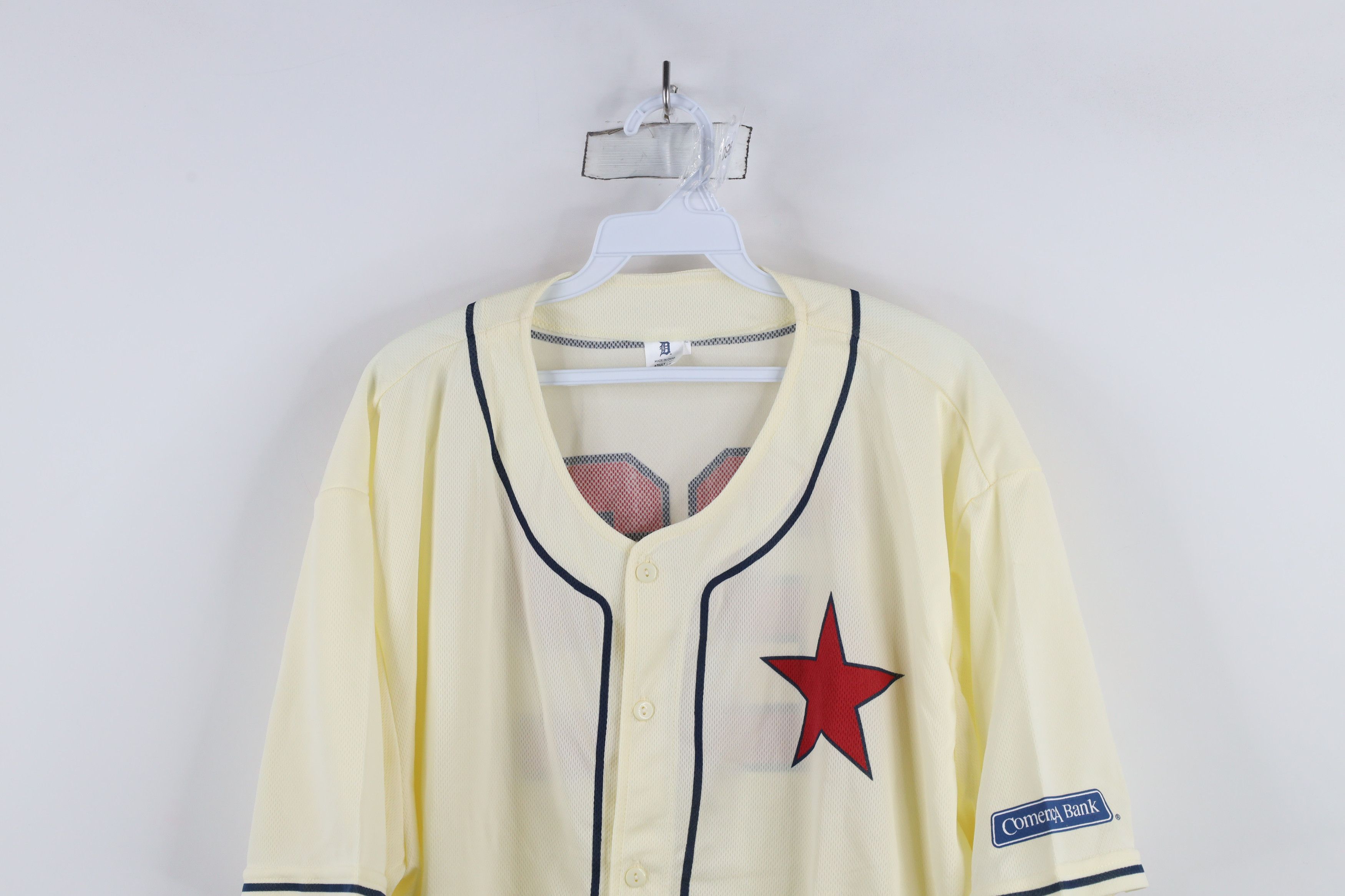 Vintage Vintage Negro League Detroit Stars Baseball Jersey Cream Size US XXL / EU 58 / 5 - 2 Thumbnail