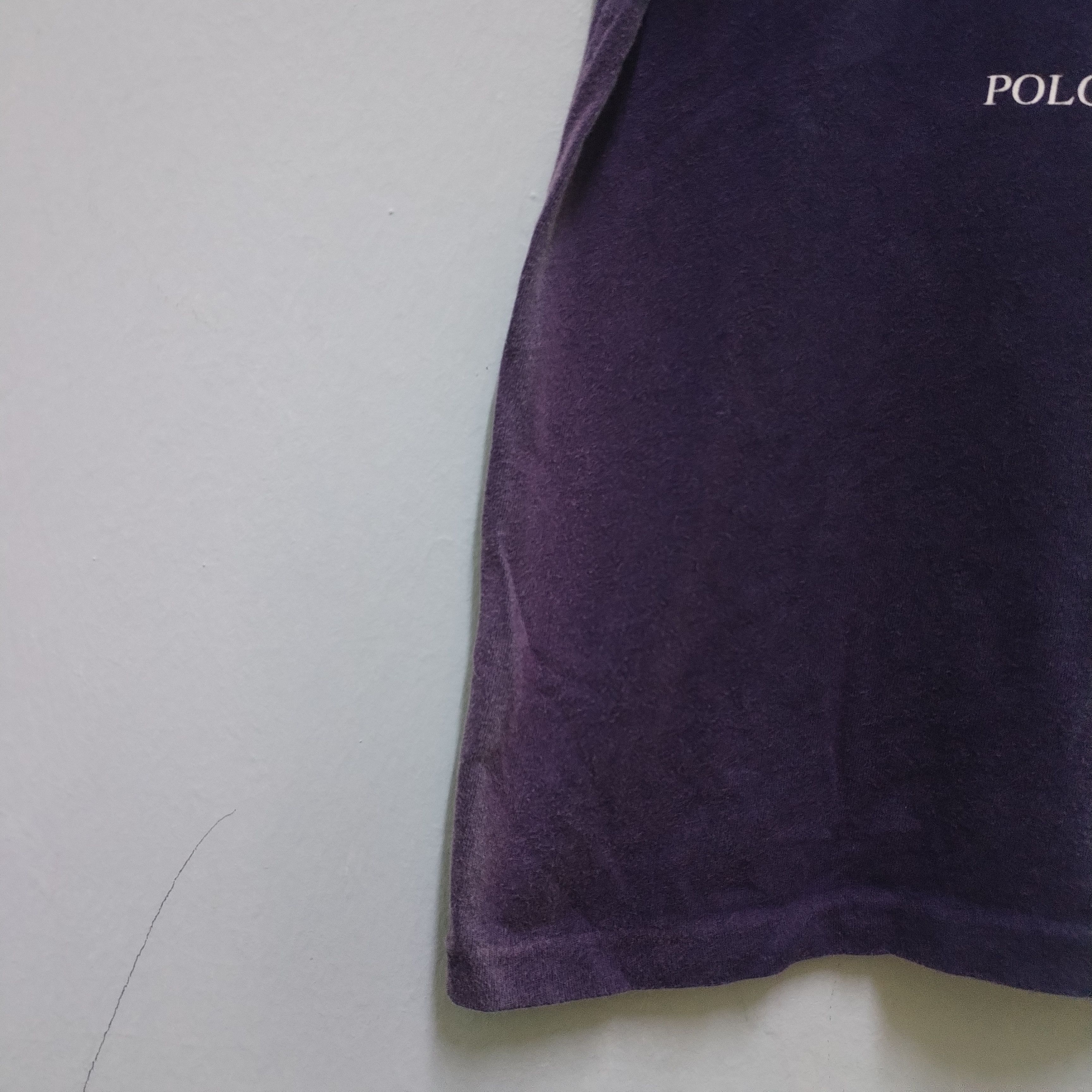 Polo Ralph Lauren Thrashed Sun Faded Polo Bear Vtg Shirt very rare Size US XL / EU 56 / 4 - 8 Thumbnail