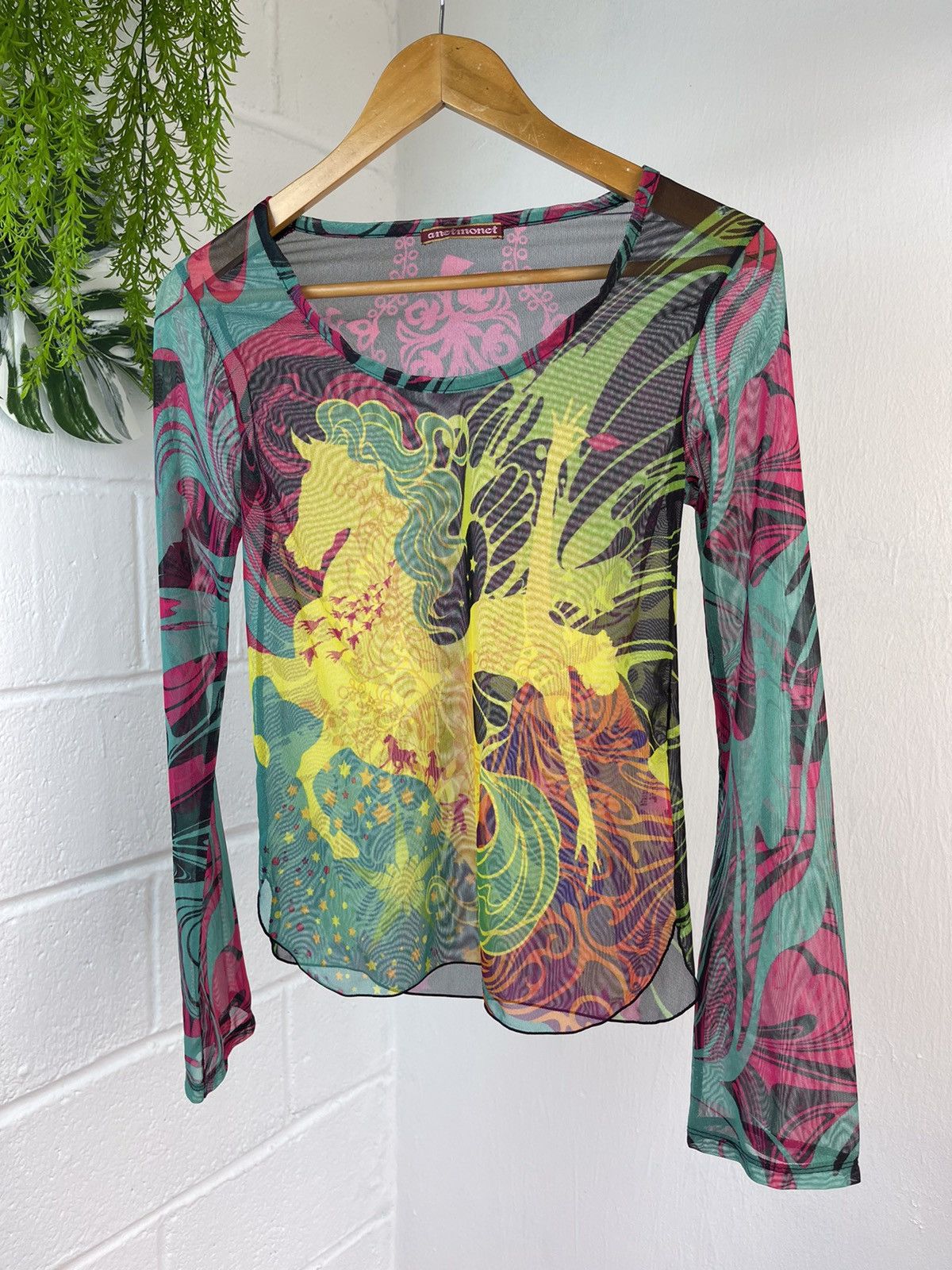 Beauty Beast Vtg Onetmonet Japan Mash Long Sleeve a5 Size XS / US 0-2 / IT 36-38 - 3 Thumbnail