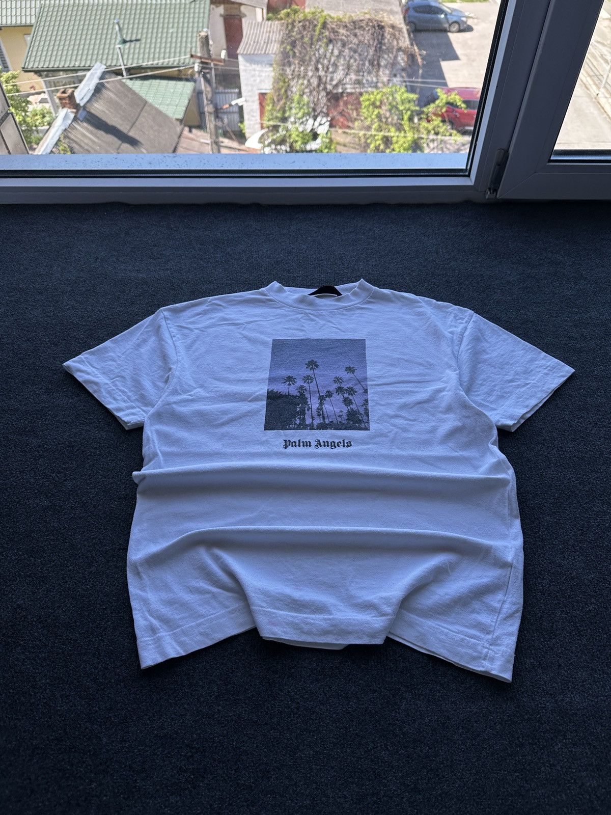 Palm Angels GRAIL🚨Palm Angels PALM STREET BIG LOGO T -Shirt y2k Size US S / EU 44-46 / 1 - 2 Thumbnail