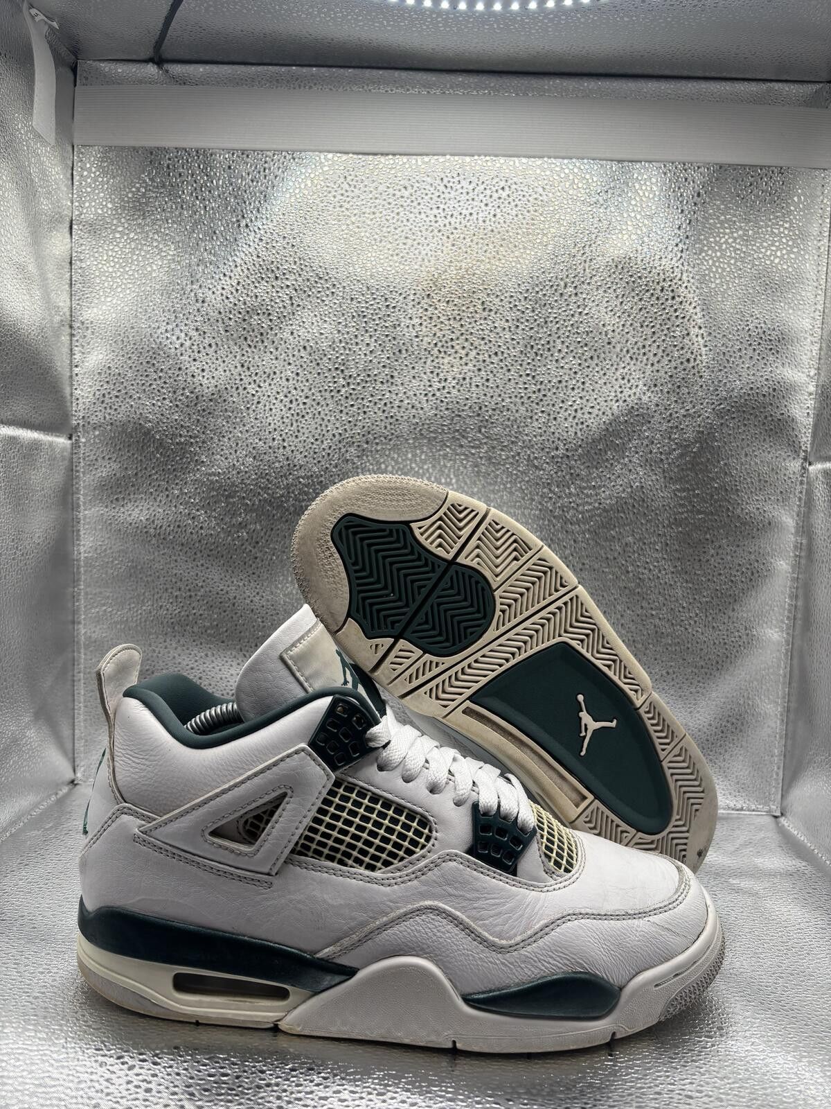 Air jordan 4 oxidized green
